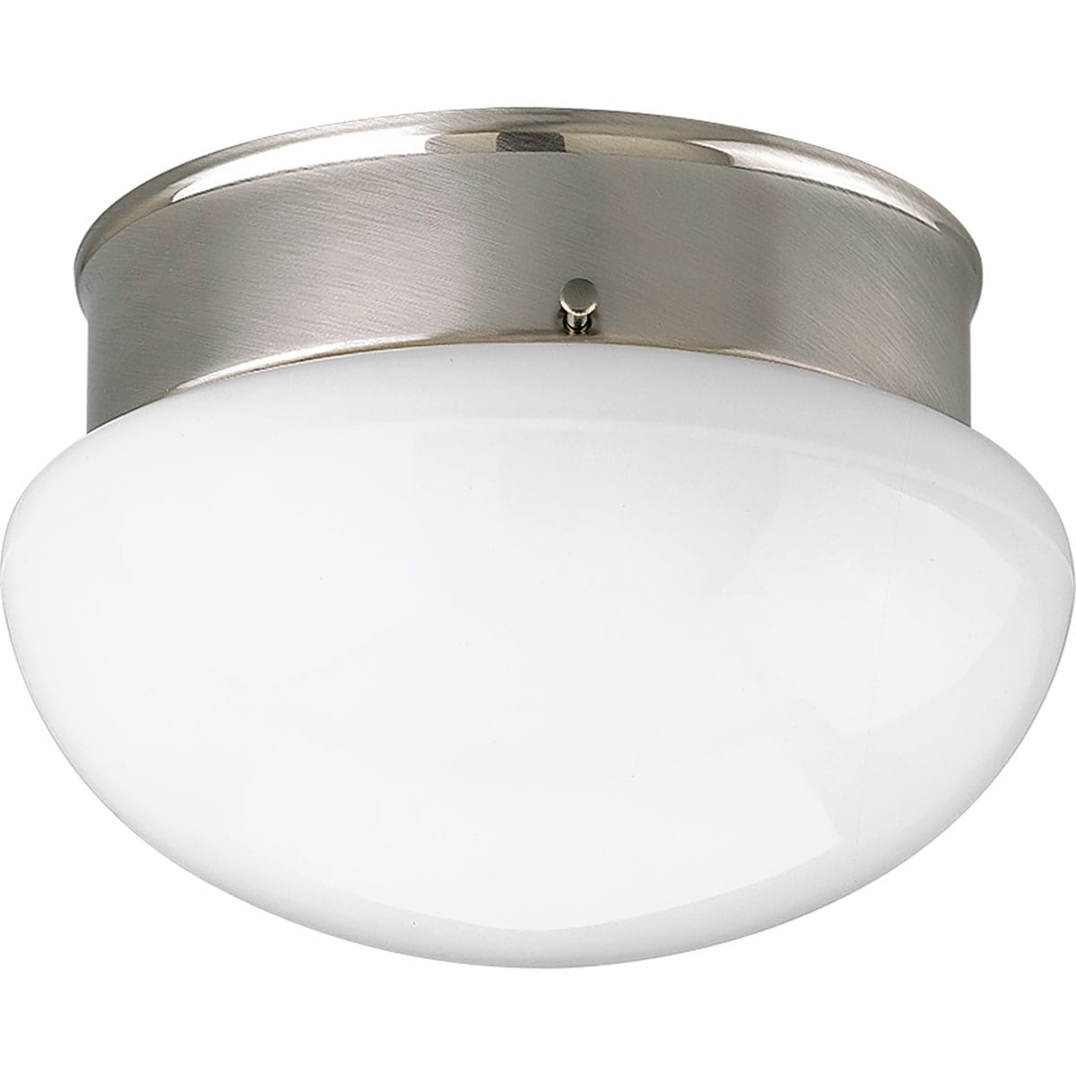 Progress Lighting P3408-09 Fitter 1 -Light 7.5-in Brushed Nickel Flush Mount Light
