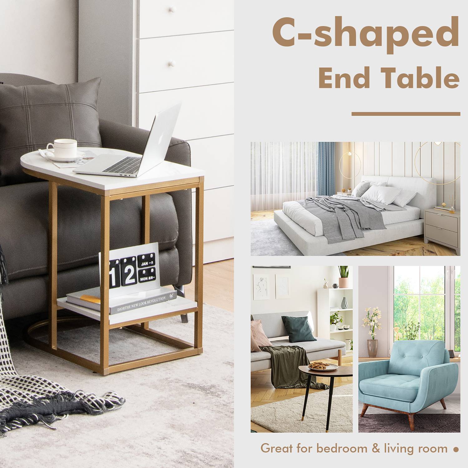 Costway CSHY003370 End-Tables - View #7