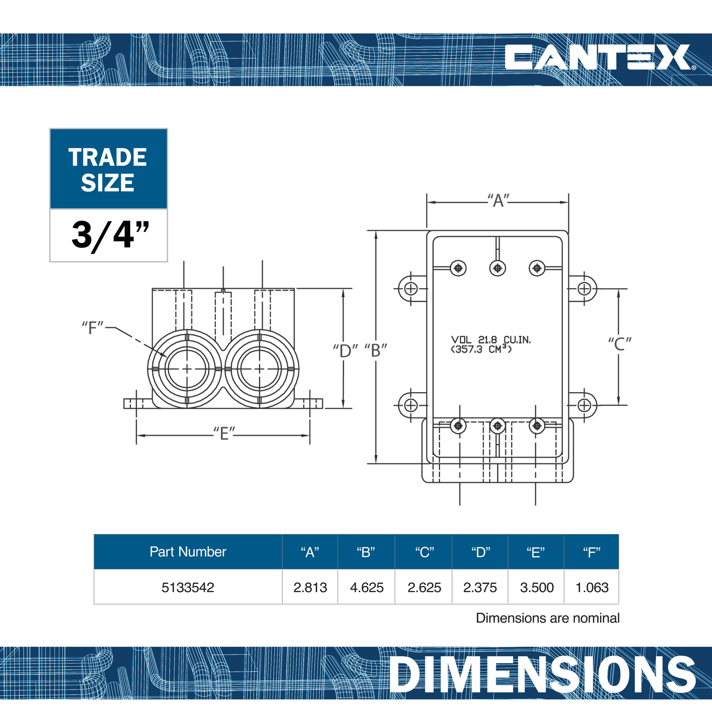 CANTEX L5133542 Conduit-Fittings - View #2