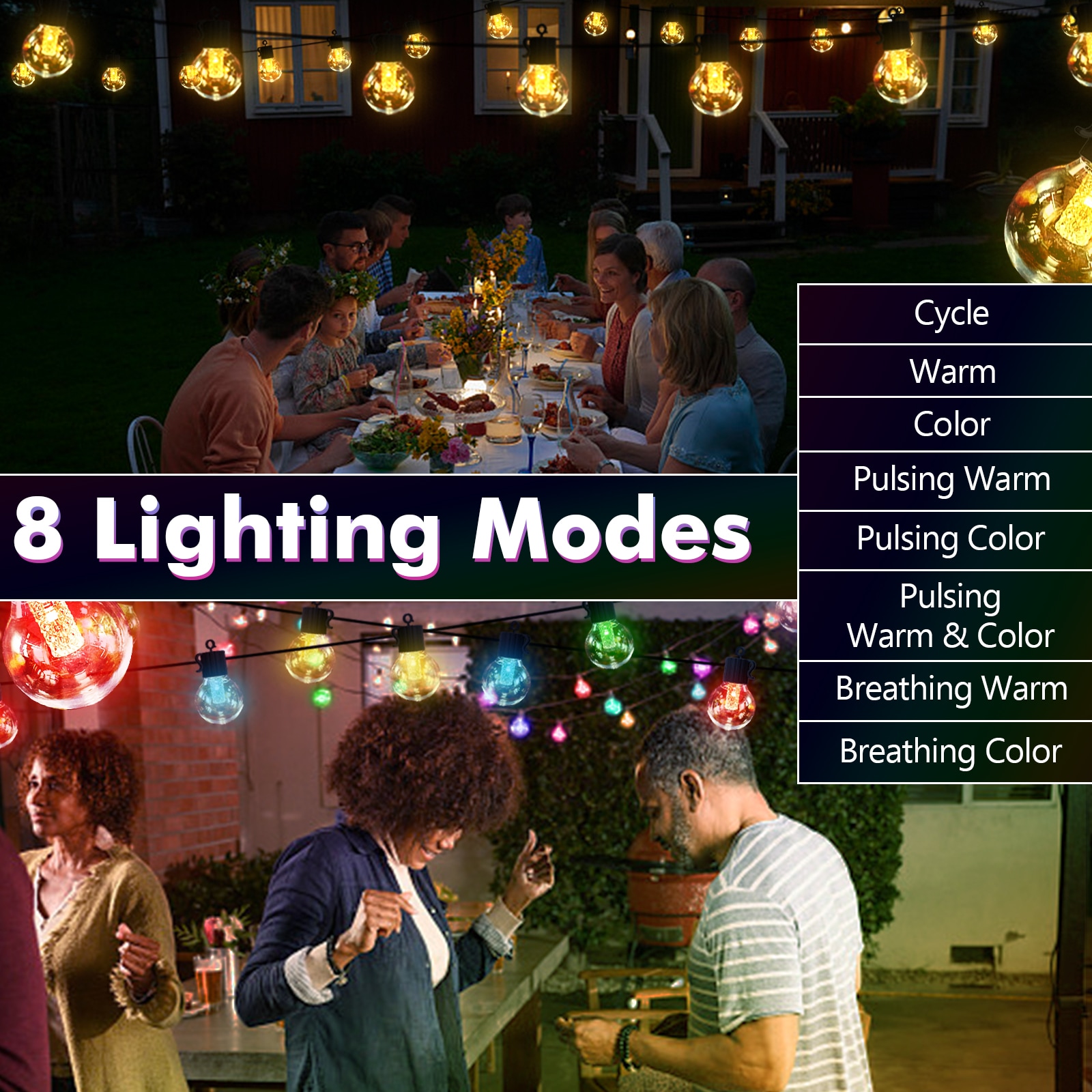 Avatar Controls ASL06-198 Patio-String-Lights - View #6