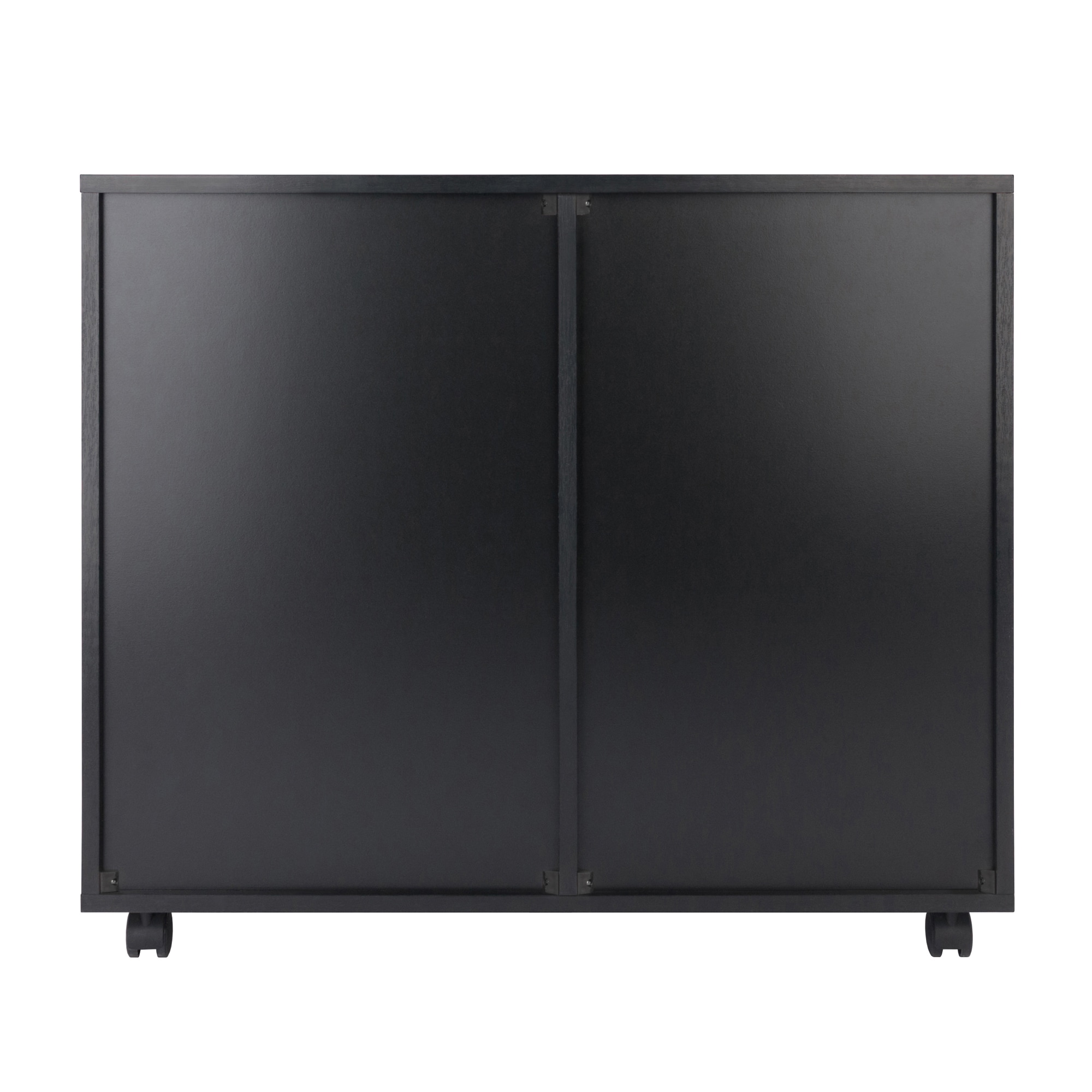 Halifax Black Mobile Filing Cabinet with 2 Drawers and Lock