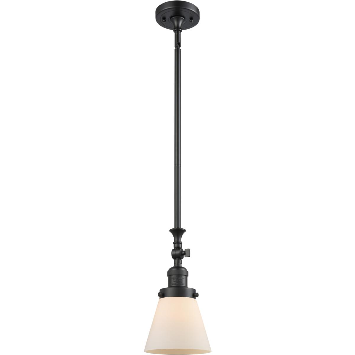 Innovations Lighting 206-BK-G61-LED 206-BK-G61-LED Franklin Restoration Cone Mini Pendant