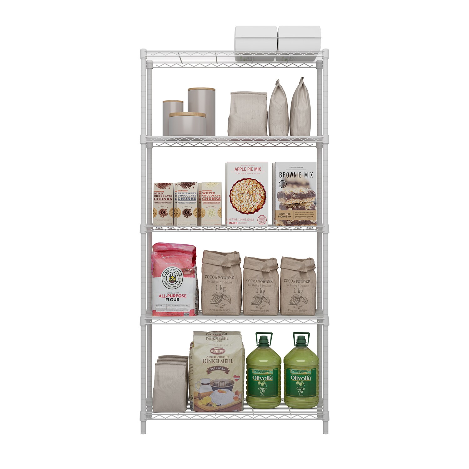 MZG E3590180OBWH501LB Free-Standing-Shelving - View #6