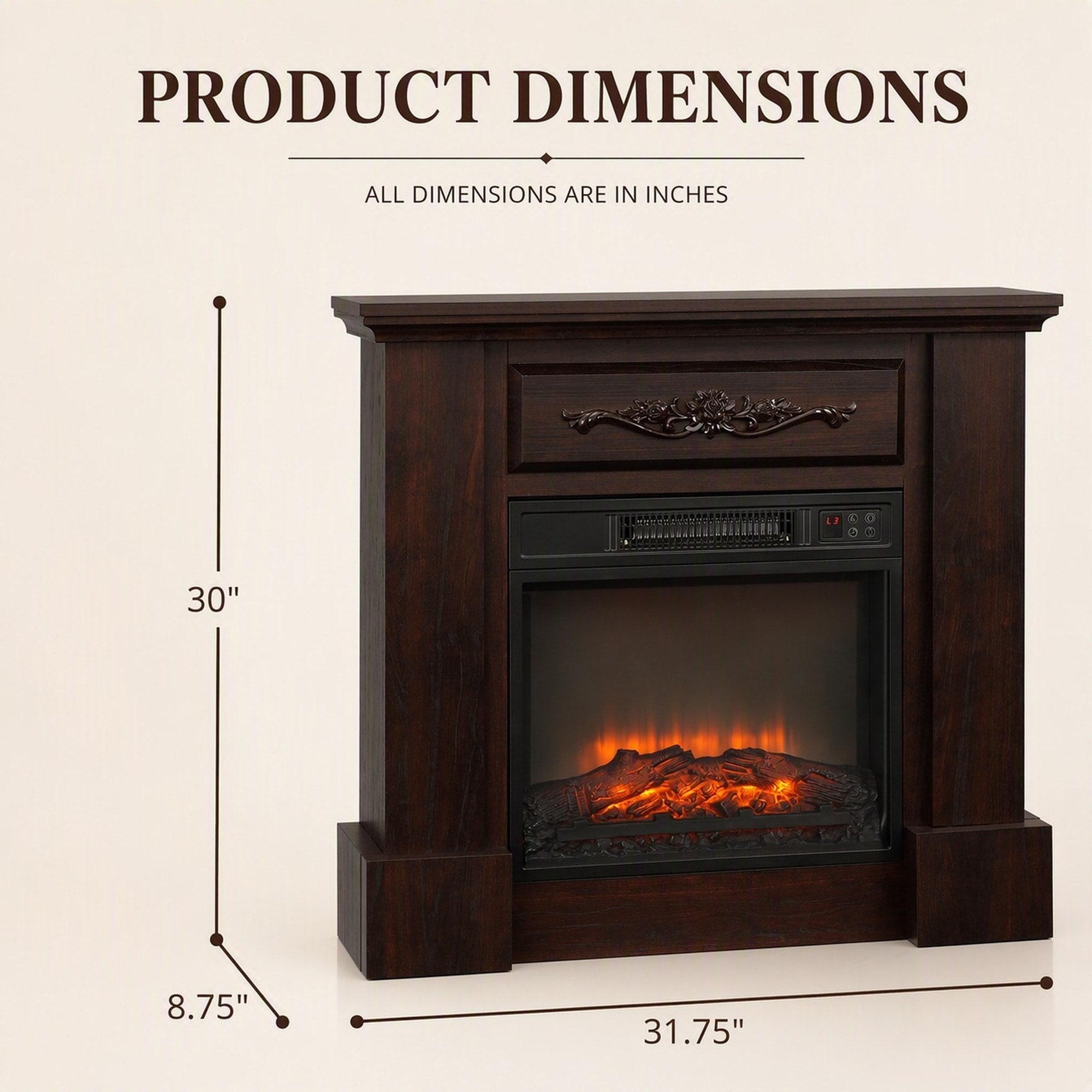 TEINIE HJJ-W2225P229724 Electric-Fireplaces - View #4