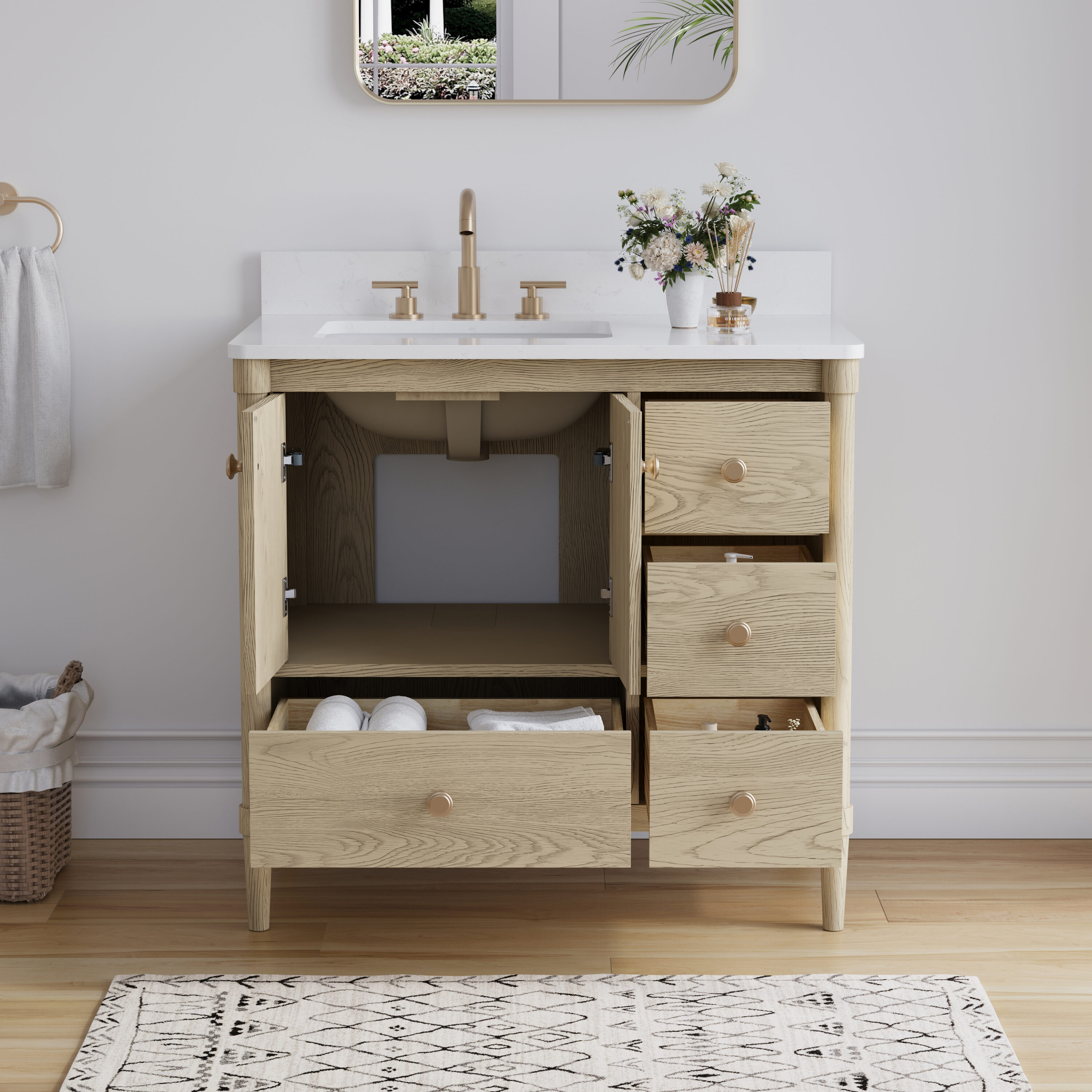 Forclover QNM-0848-IMO Bath-Vanity-Combo - View #2