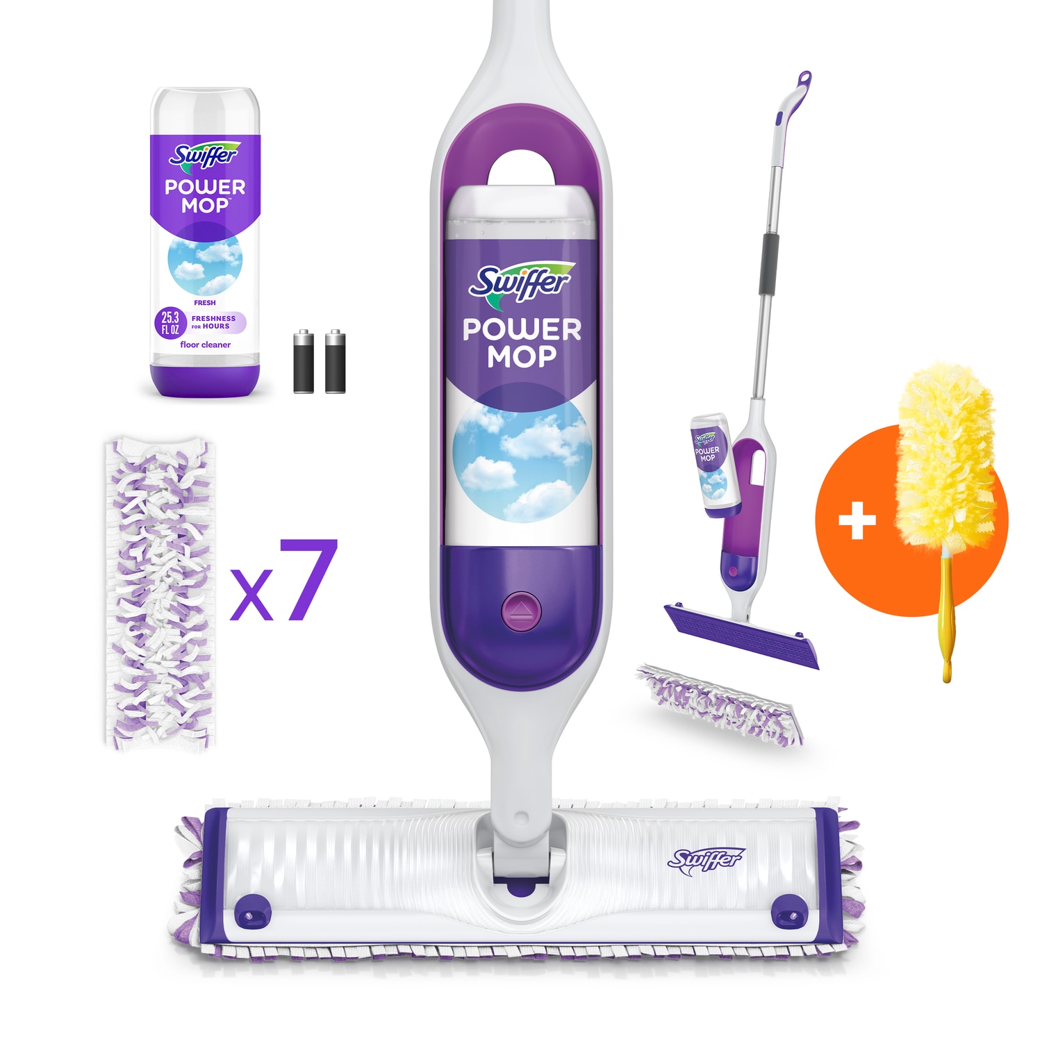 Swiffer PowerMop Multi-Surface Floor Cleaning Fresh Scent Mopping