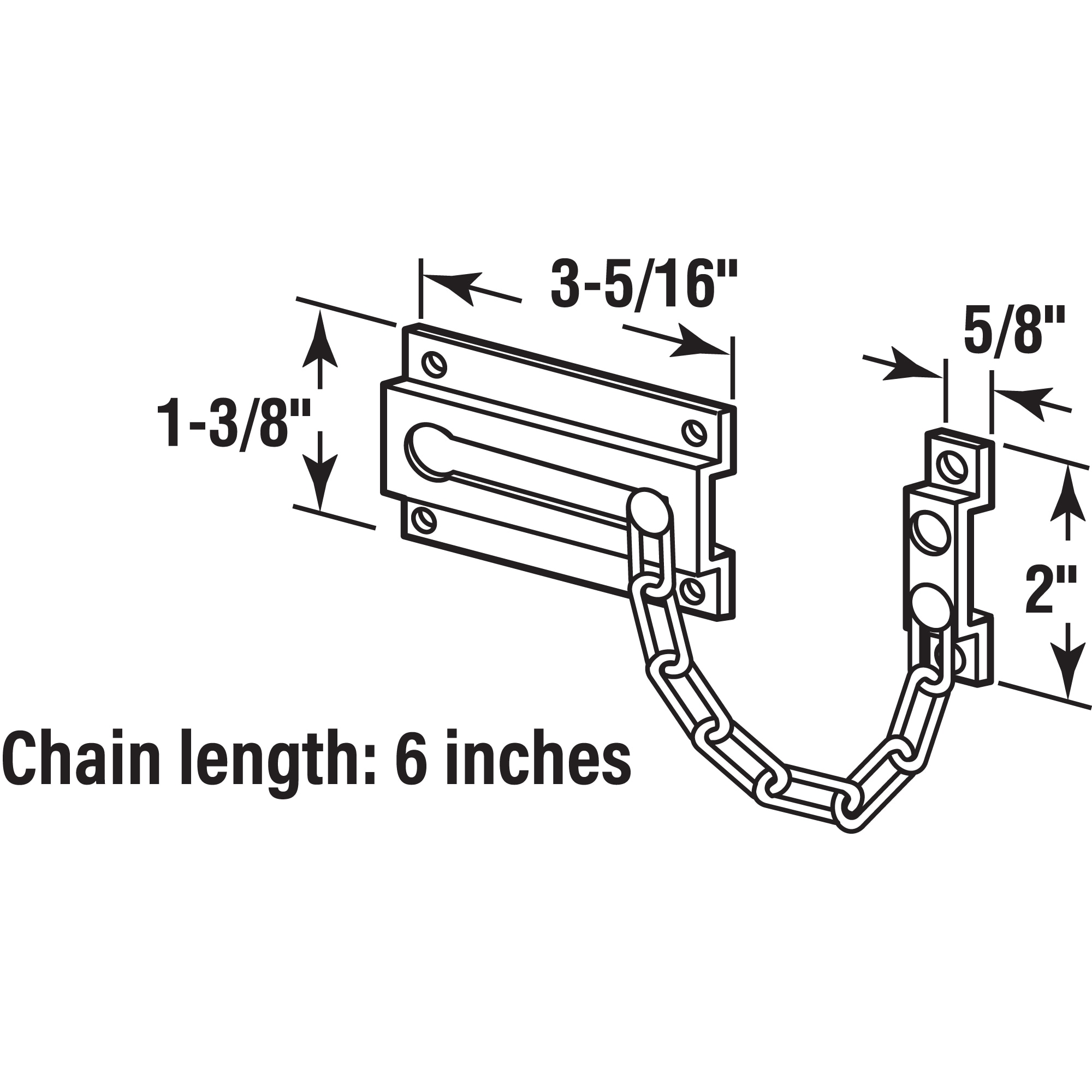 Prime-Line U 9907 Entry-Door-Flip-Locks - View #2
