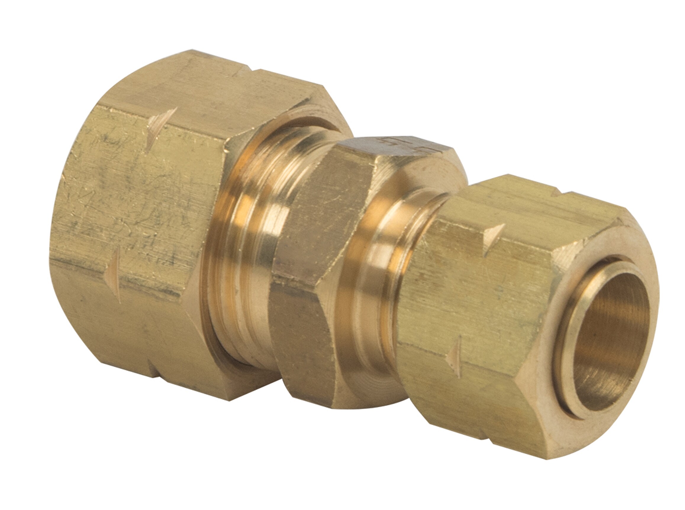 BrassCraft 1/2-in x 3/8-in Compression Reducing Union Coupling Fitting ...