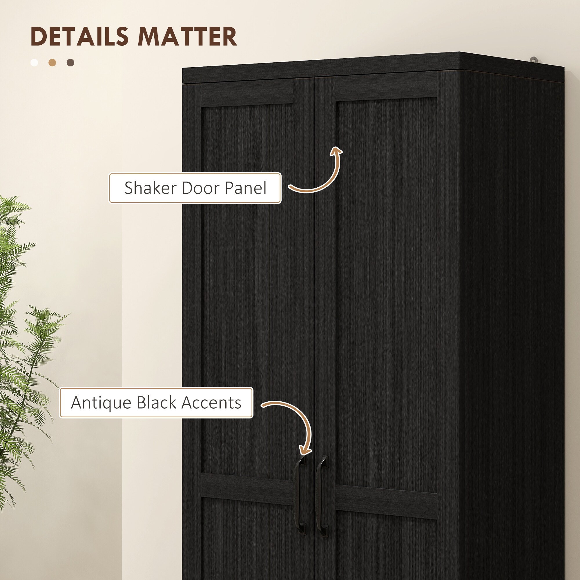 HomCom 835-540V81BK Pull-Out-Cabinet-Baskets - View #8