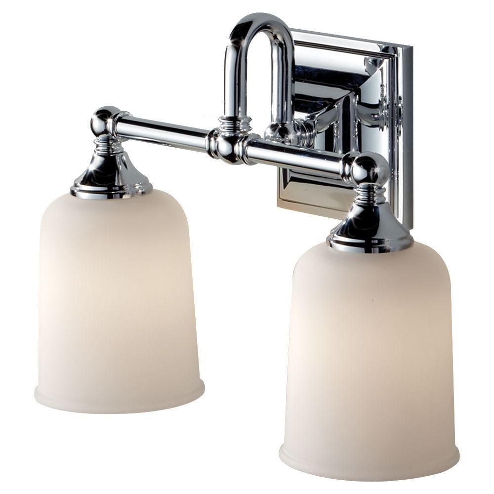 Feiss VS27002-CH Harvard 2-Light Chrome Transitional Vanity Light