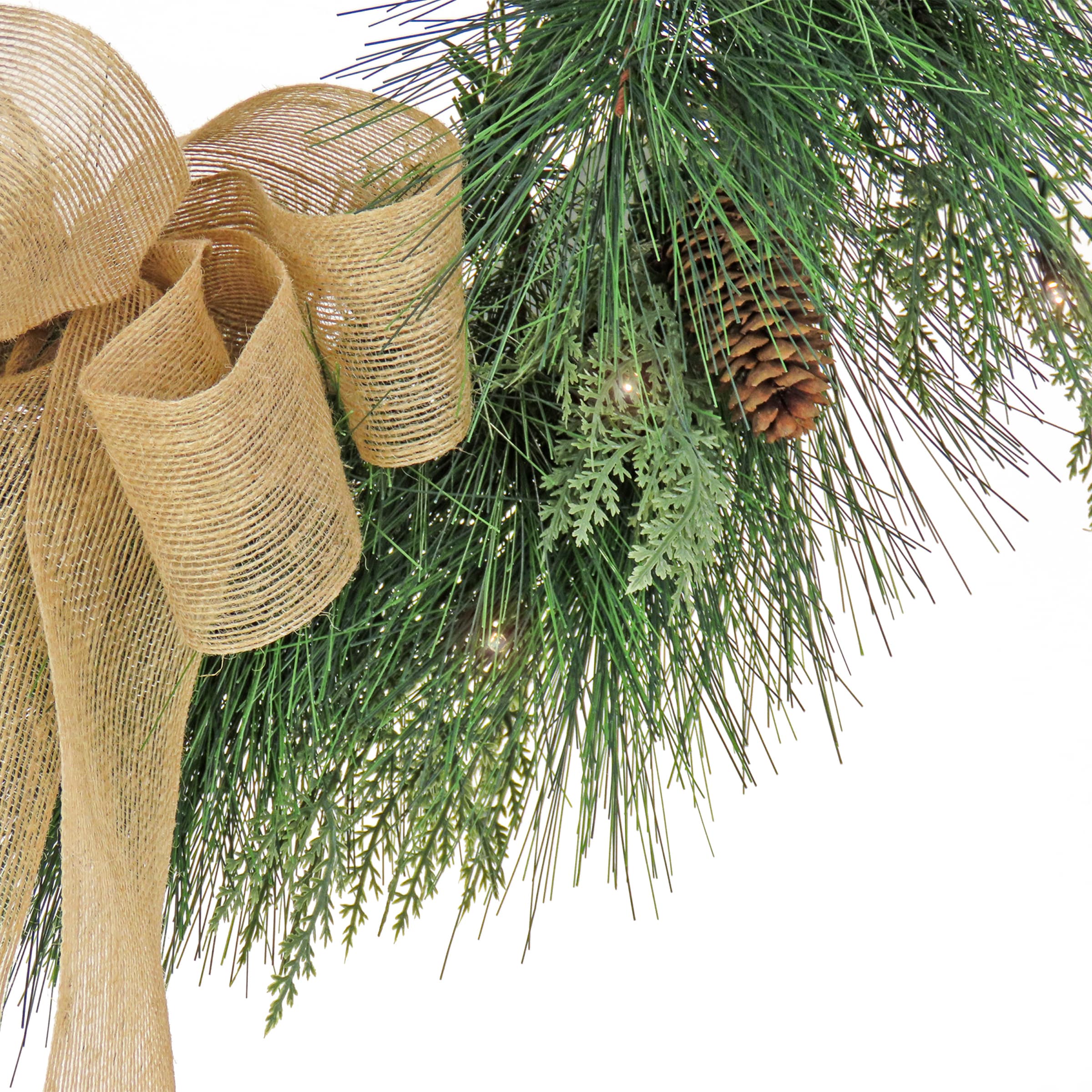 National Tree Company HGT63-WR22LED30 Artificial-Christmas-Wreaths - View #3