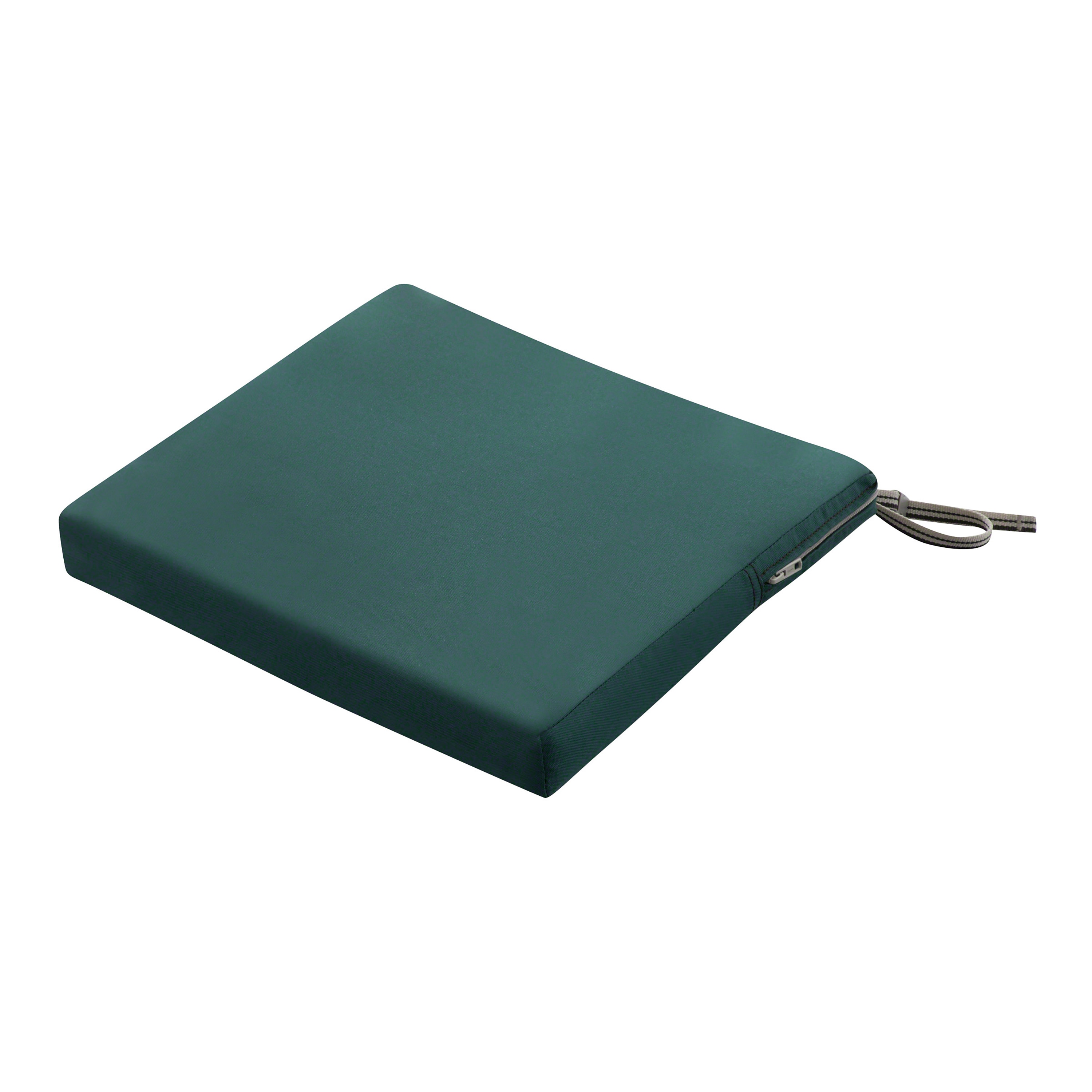 Classic Accessories 62-030-MGREEN-EC Ravenna 15-in x 17-in Mallard green Patio chair cushion