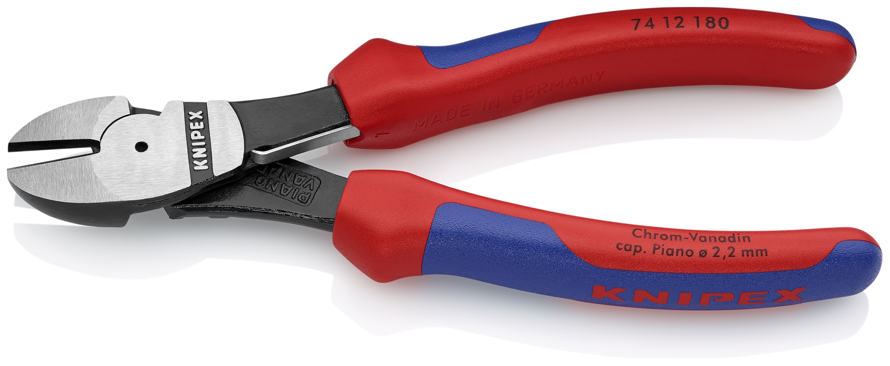 KNIPEX 74 12 180 sidecutters - View #2