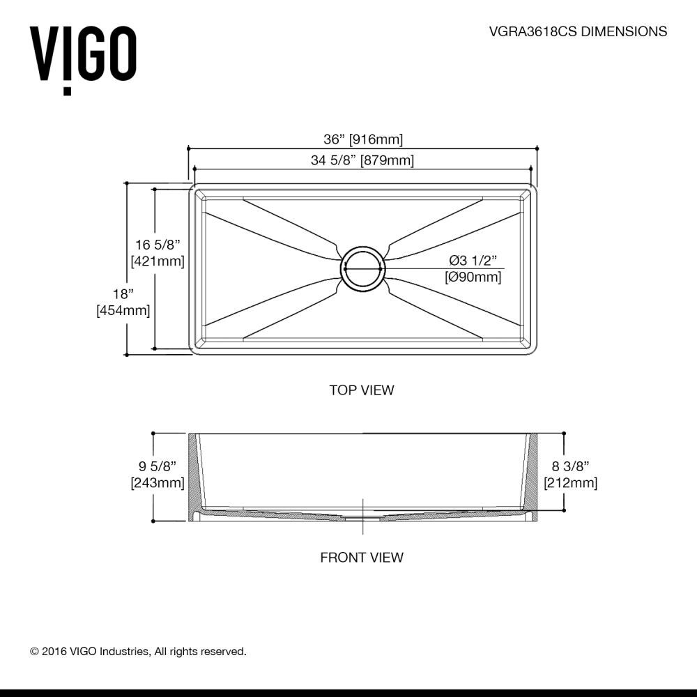 VIGO VG15744 Kitchen-Sinks - View #12