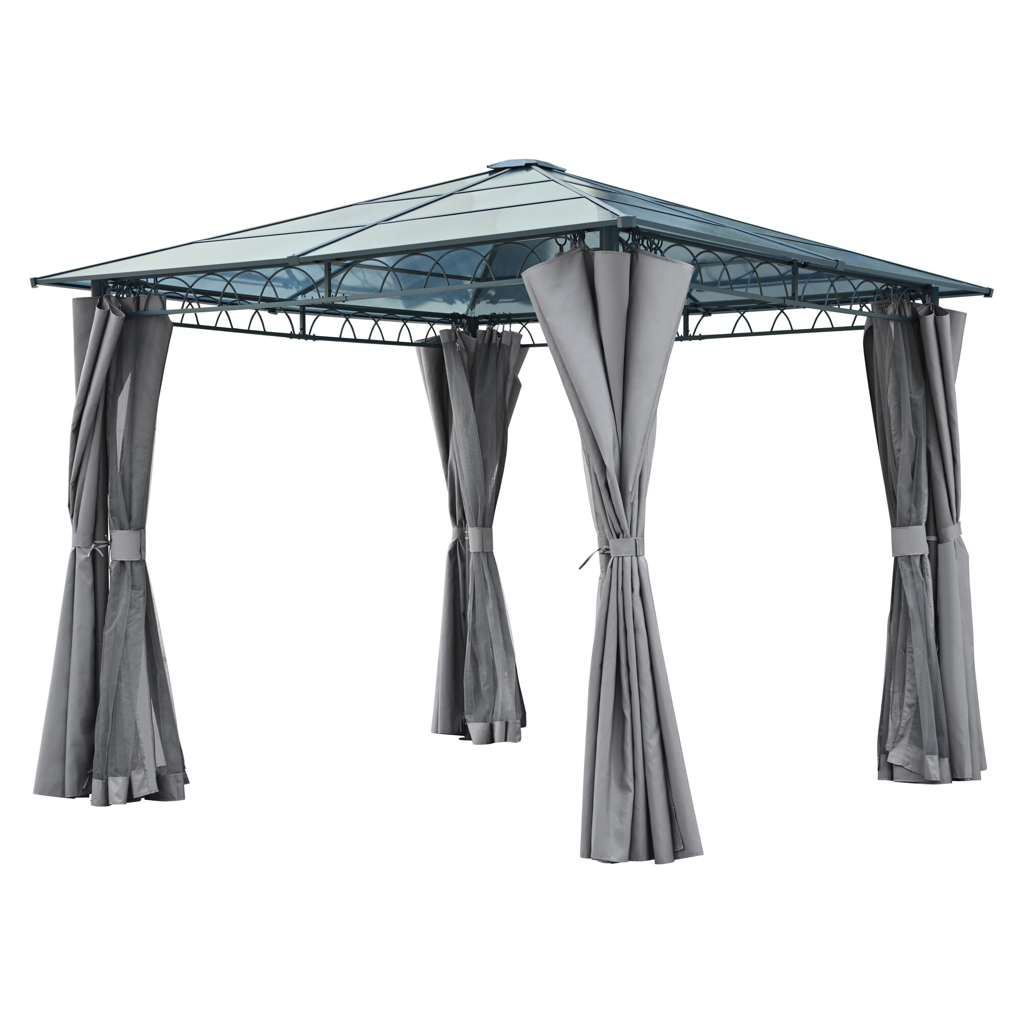 ModernLuxe L-TM000025AAE Wood-Resin-Gazebos - View #9