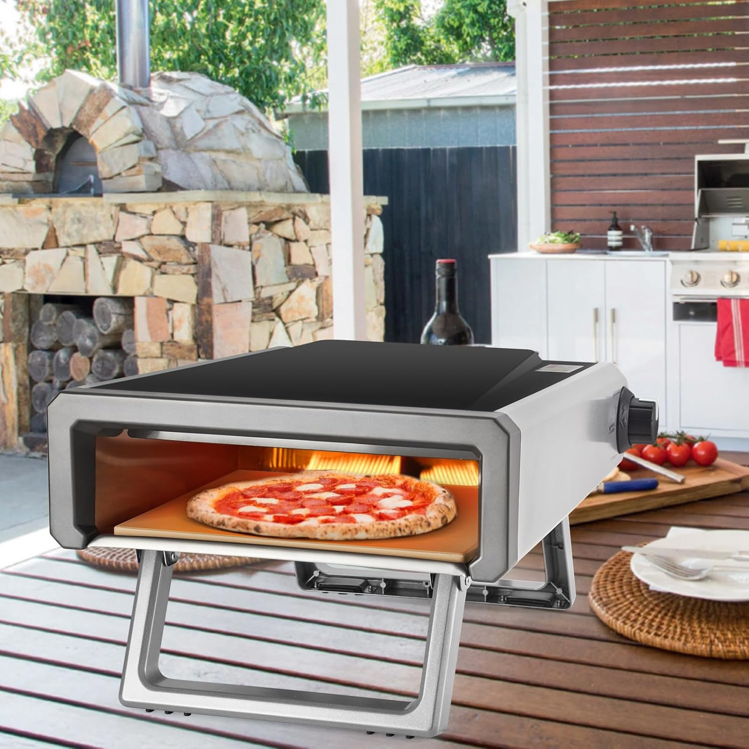 Qeetex PSKX-PHO-0XX95FGG Outdoor-Pizza-Ovens - View #5