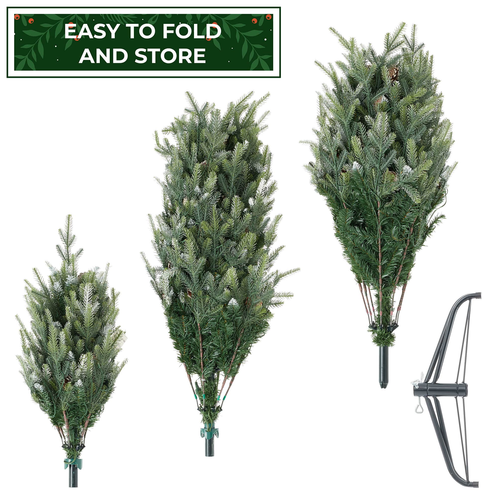 Casafield SZN-TR-257HL Artificial-Christmas-Trees - View #6