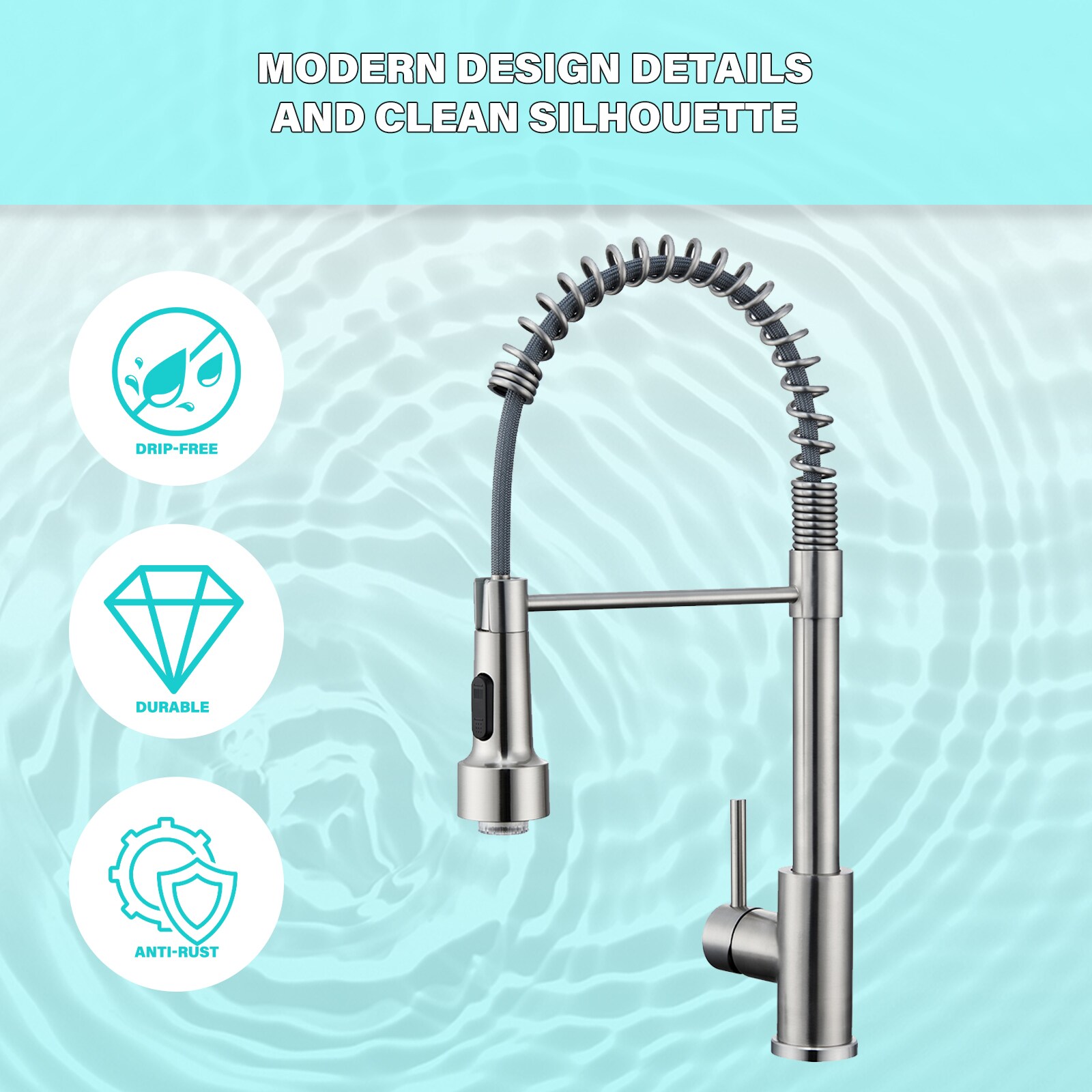 Flynama XY-2270YGN-1 Kitchen-Faucets - View #10