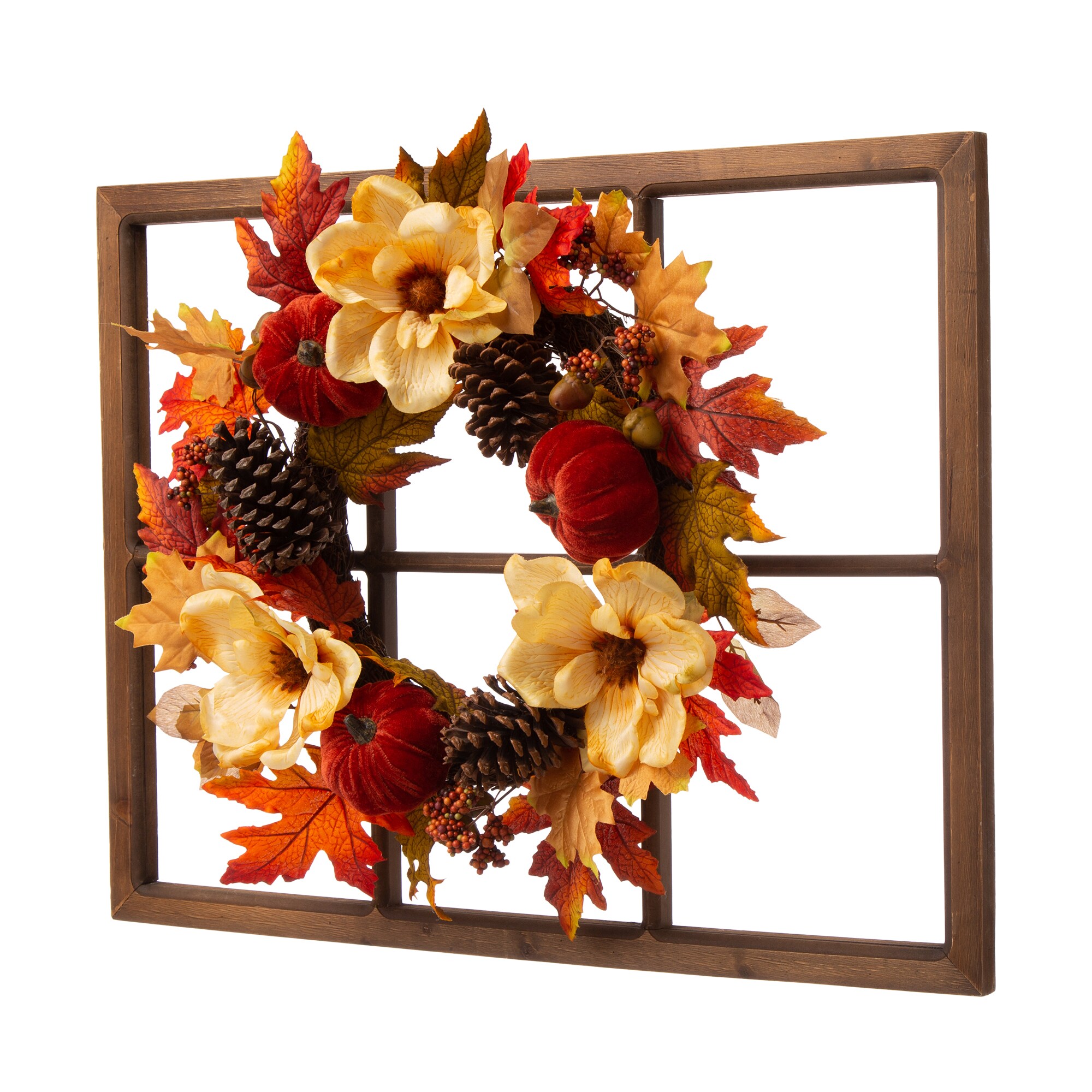 Glitzhome 2005500035 Artificial-Thanksgiving-Wreaths - View #11