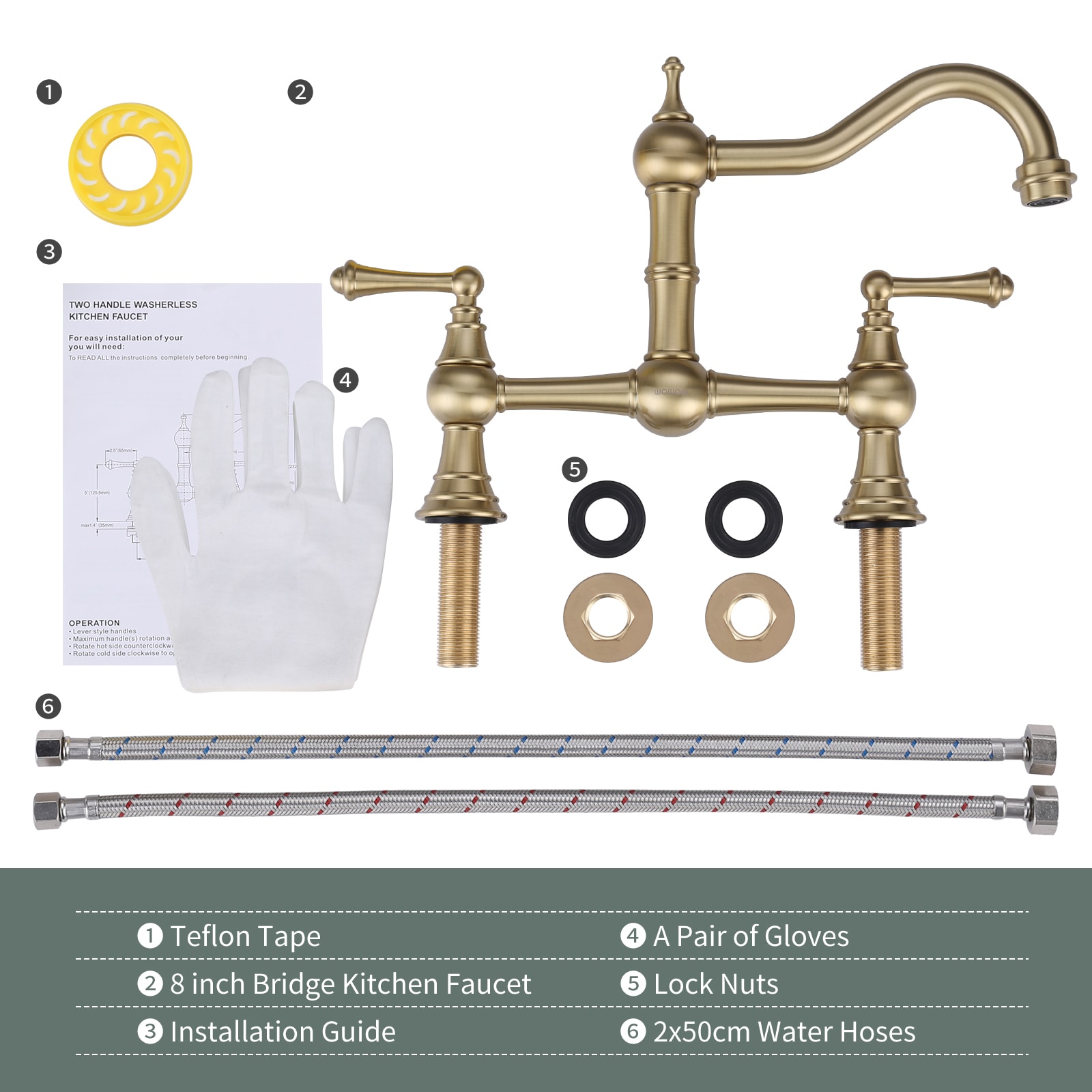 WOWOW 2311501G-LW Kitchen-Faucets - View #7