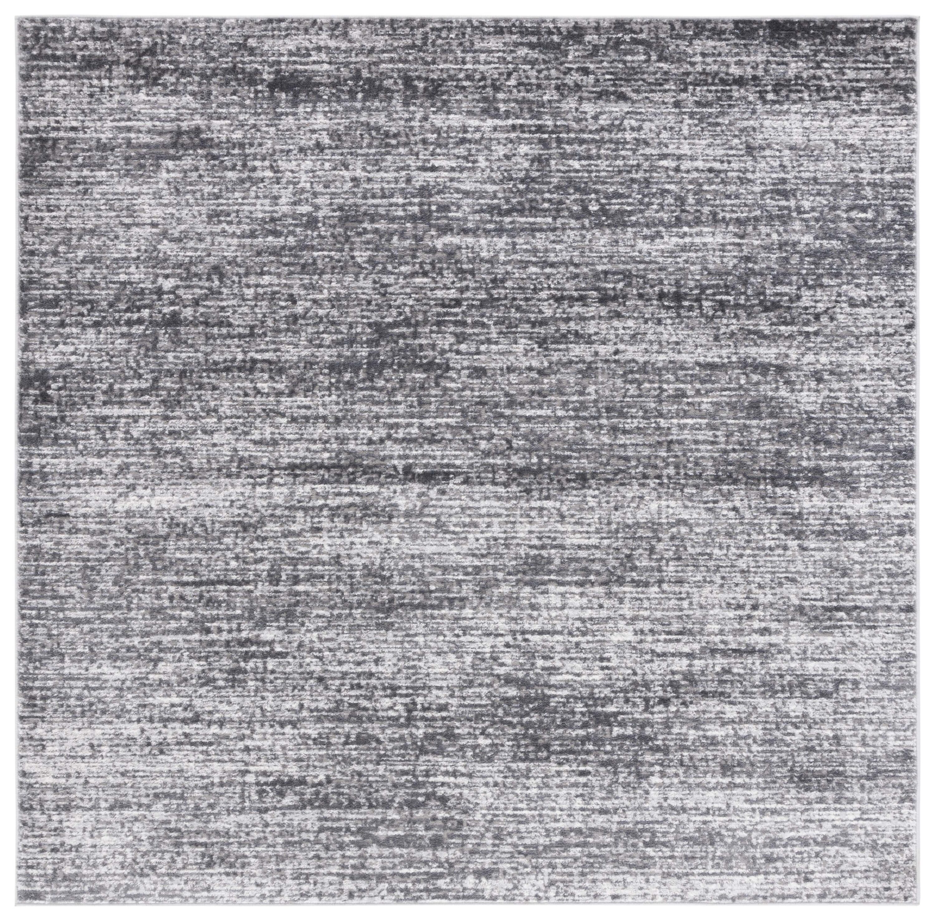 Shivan 144F Grey/Dark Grey 7 X 7 Area Rug
