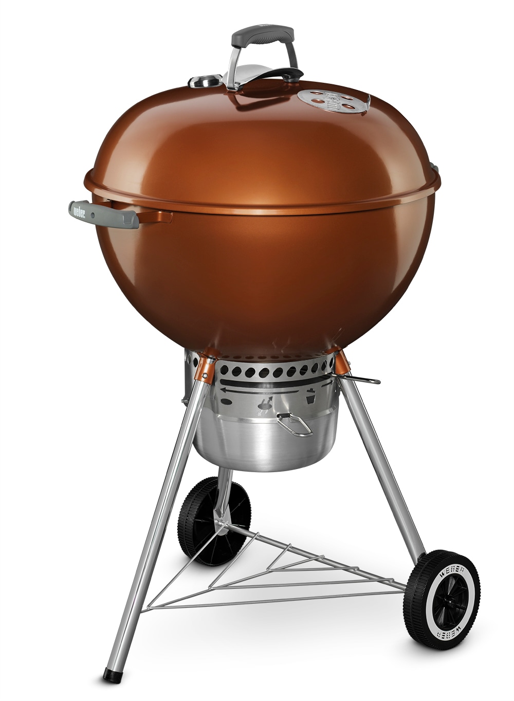 Weber Original Kettle Premium 22-in W Copper Kettle Charcoal Grill in the Charcoal  Grills department at
