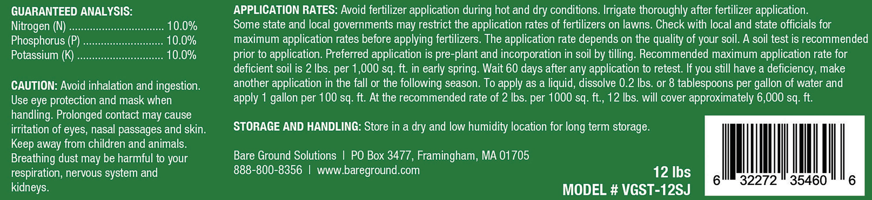 Just Scentsational VGST-12SJ Lawn-Fertilizer - View #4