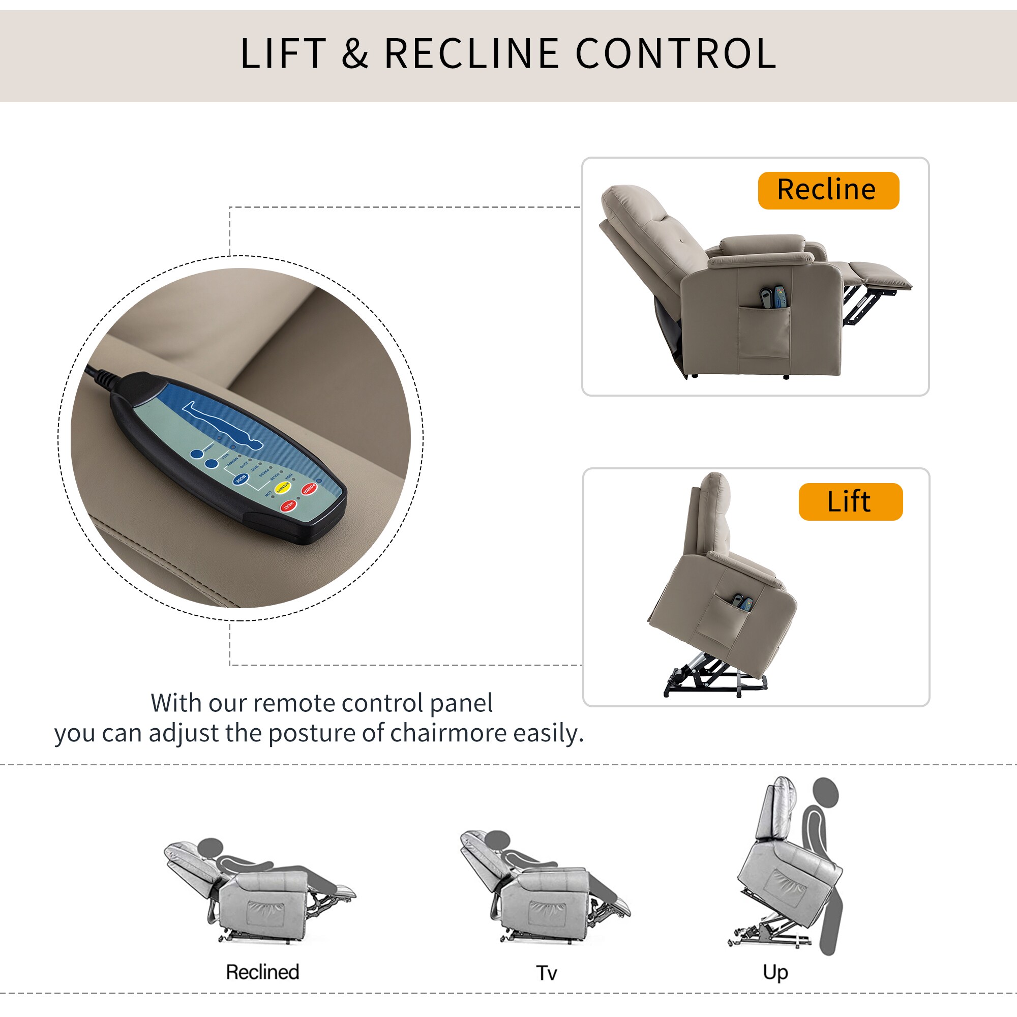 Cooliving LPP035352DAA recliners - View #8