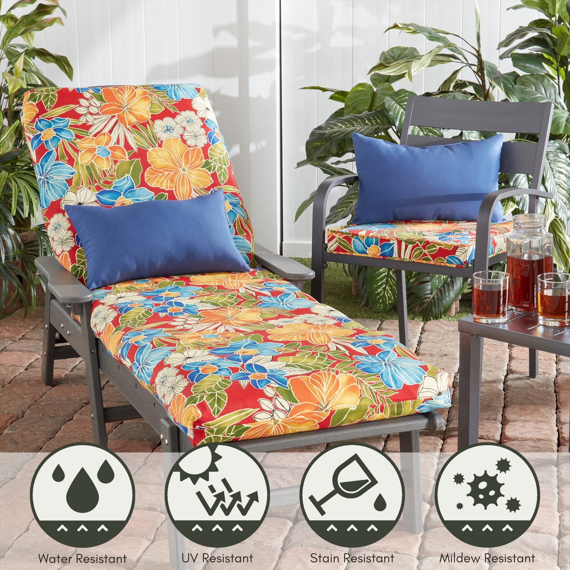 Greendale Home Fashions OC5811S2-MARINE Outdoor-Accent-Pillows - View #3