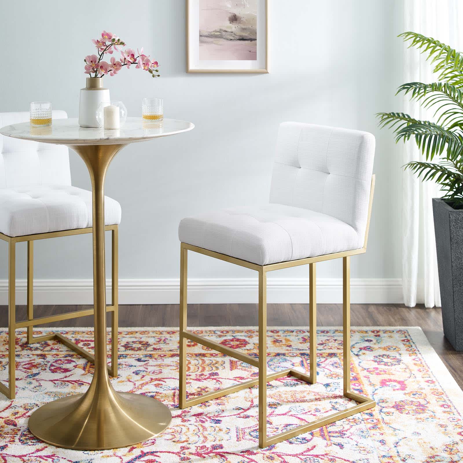 Modway EEI-3855-GLD-WHI stools - View #2