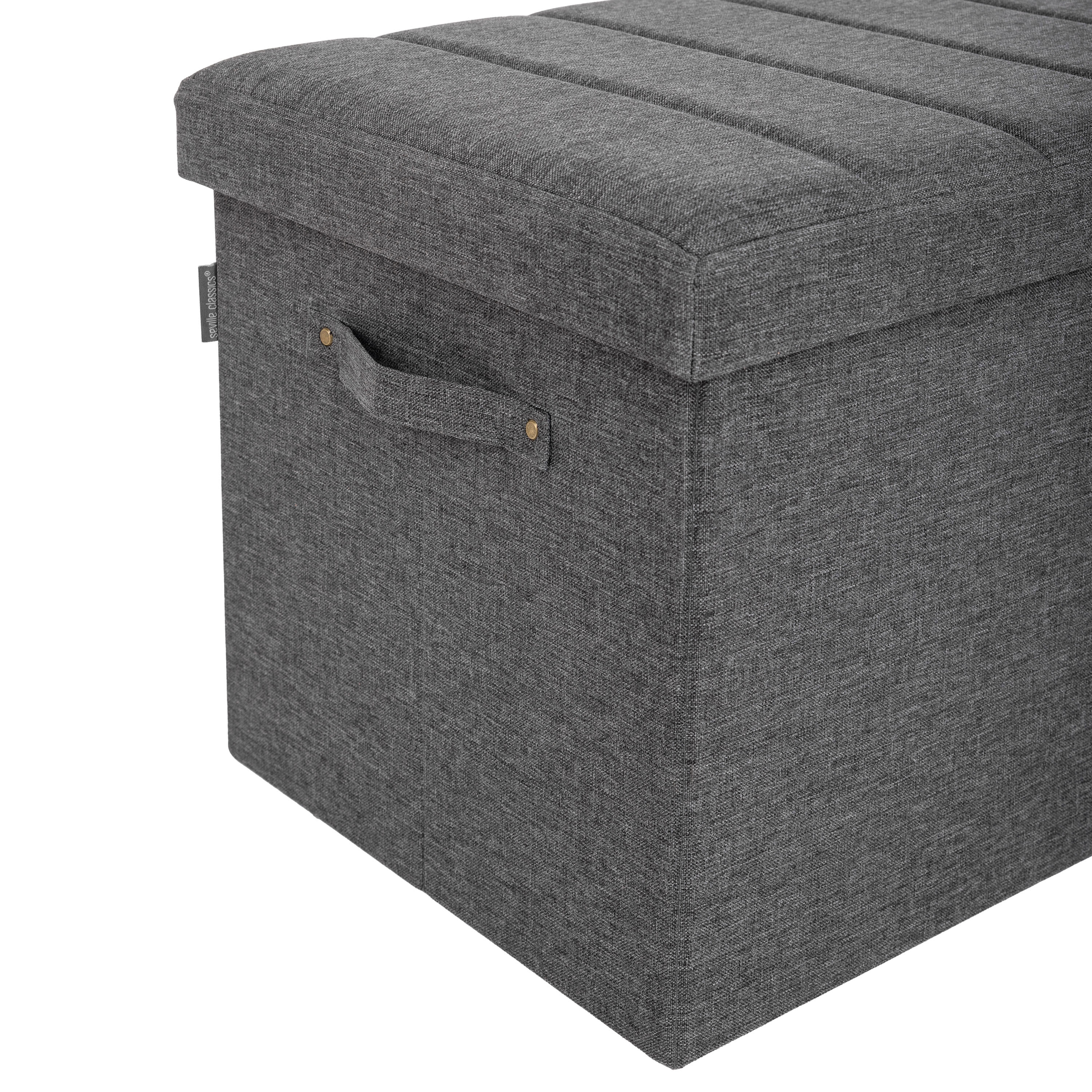Seville Classics STR30238B Indoor-Ottomans - View #6
