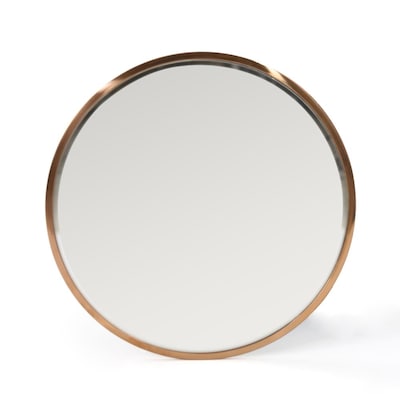 Best Ing Home Decor Abram 31 36 In, Rose Gold Round Mirror 80cm