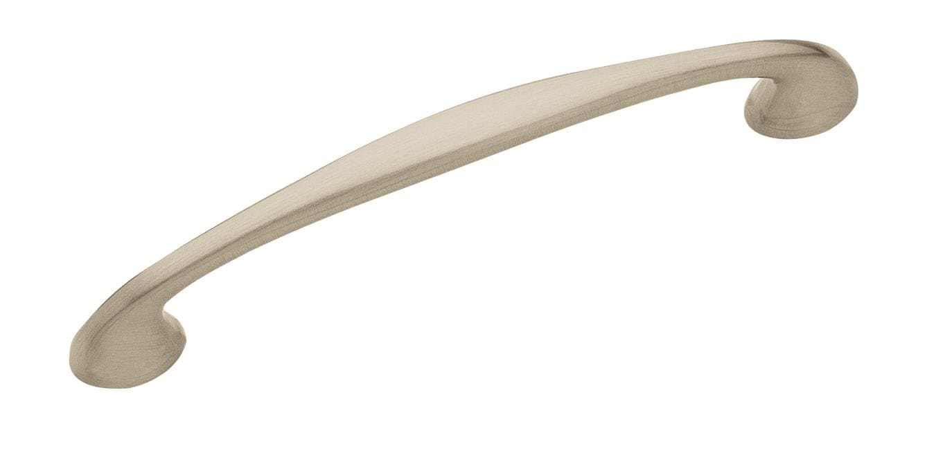 Satin Nickel 3-3/4" Modern Cabinet Pull with Mounting Hardware