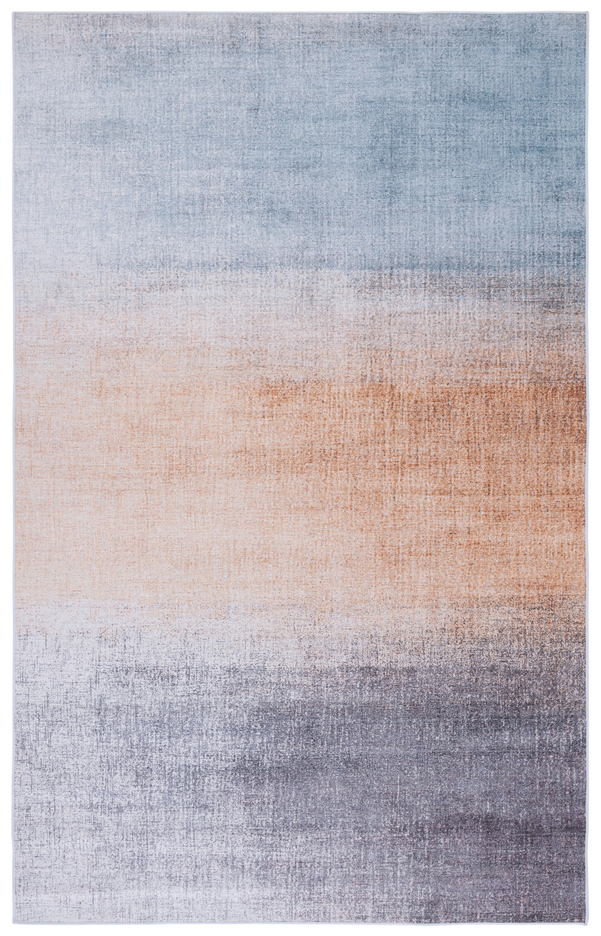 Tacoma TAC816 Power Loomed Machine Washable Accent Rug - Grey/Rust - 3'x5' - Safavieh.