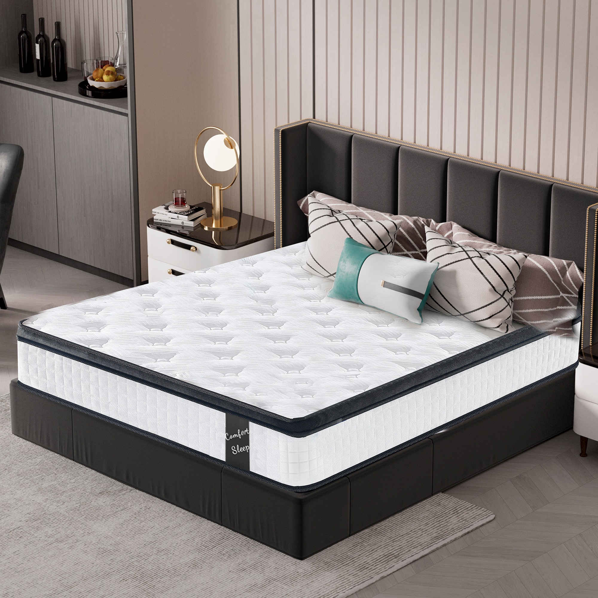 Oizaye AL001-TWIN 12-in Medium Twin Memory foam Mattress in a Box