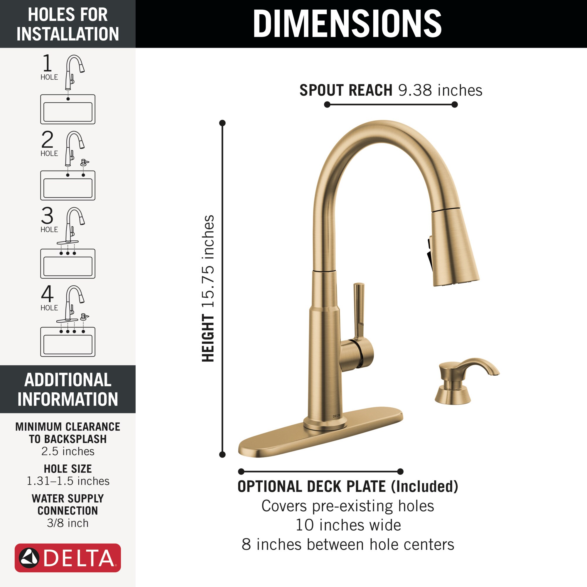 Delta 19863Z-CZSD-DST Kitchen-Faucets - View #4
