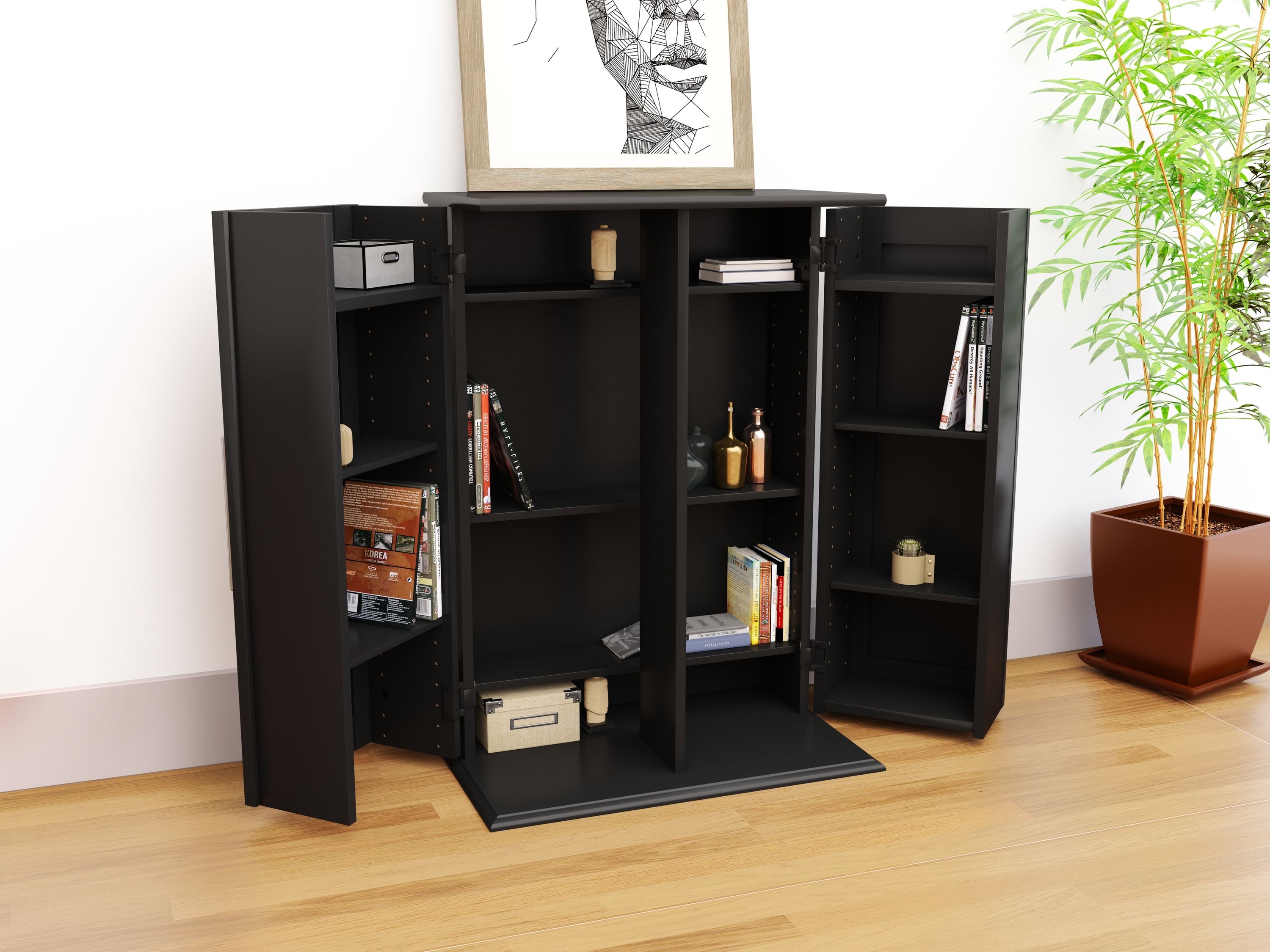 Prepac BLS-0192 Gaming-Storage - View #3