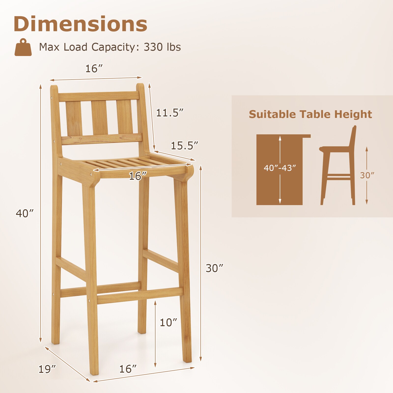 Slickblue D-CO-69811VJ stools - View #8