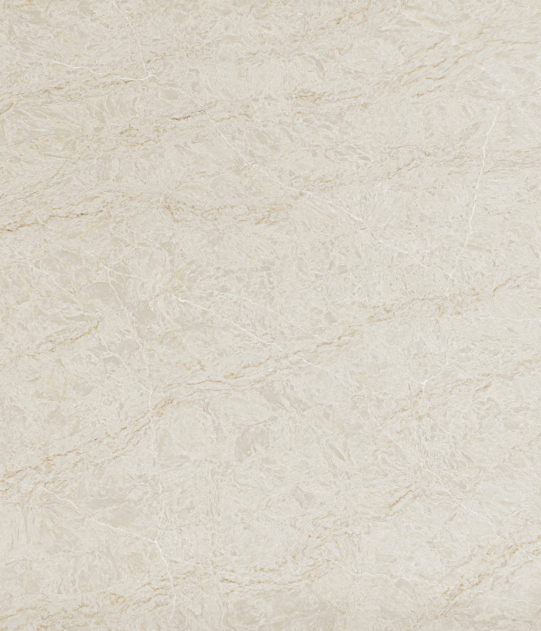 Caesarstone Taj Luxe Polished Quartz Off-white Kitchen Countertop SAMPLE ( 3-in x 5-in )