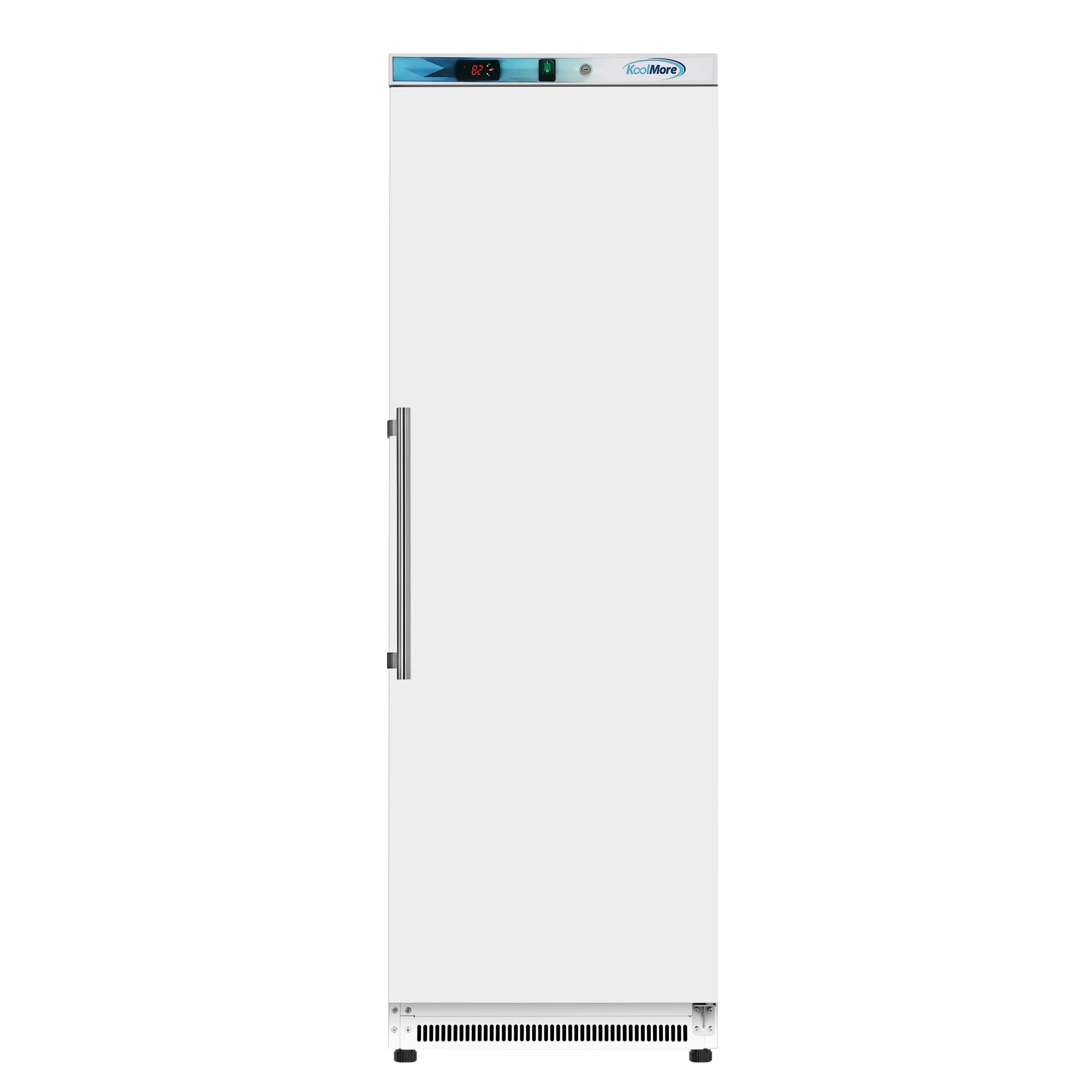 KoolMore LOW-KM-RMD12WH 12-cu ft Commercial Refrigerators 1 Stainless steel -Door Reach-In ( White )