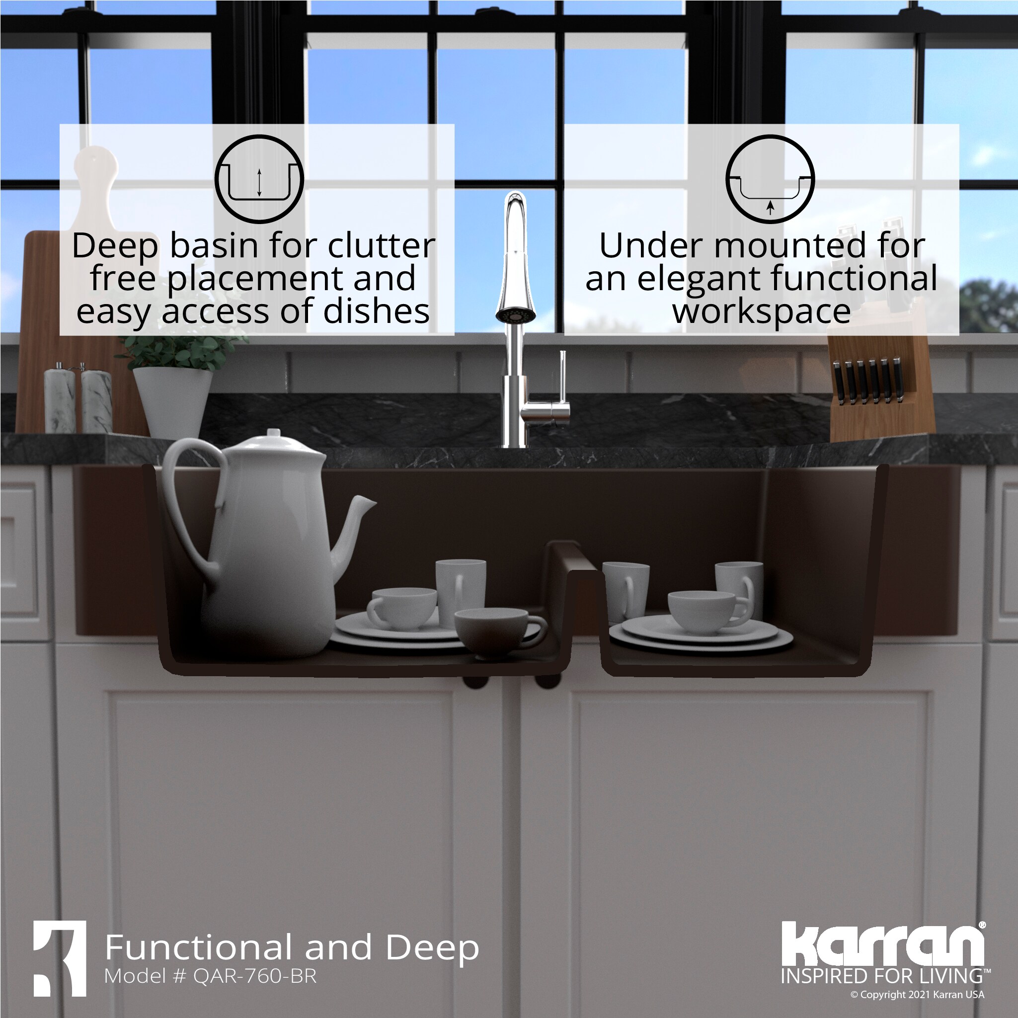 Karran QAR-760-BR-PK1 Kitchen-Sinks - View #9