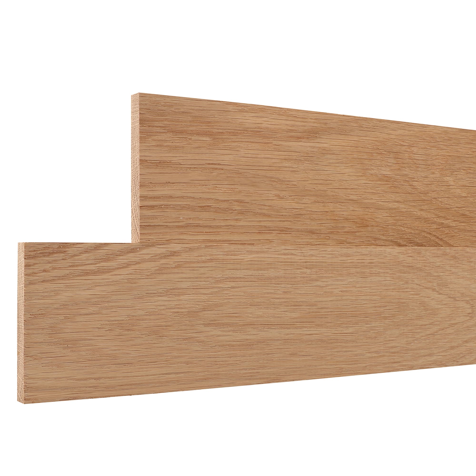 Ornamental Mouldings WOAK 1/2X4X96 1-in x 4-in x 8-ft Unfinished Stain grade S4S White oak Common Hardwood Board