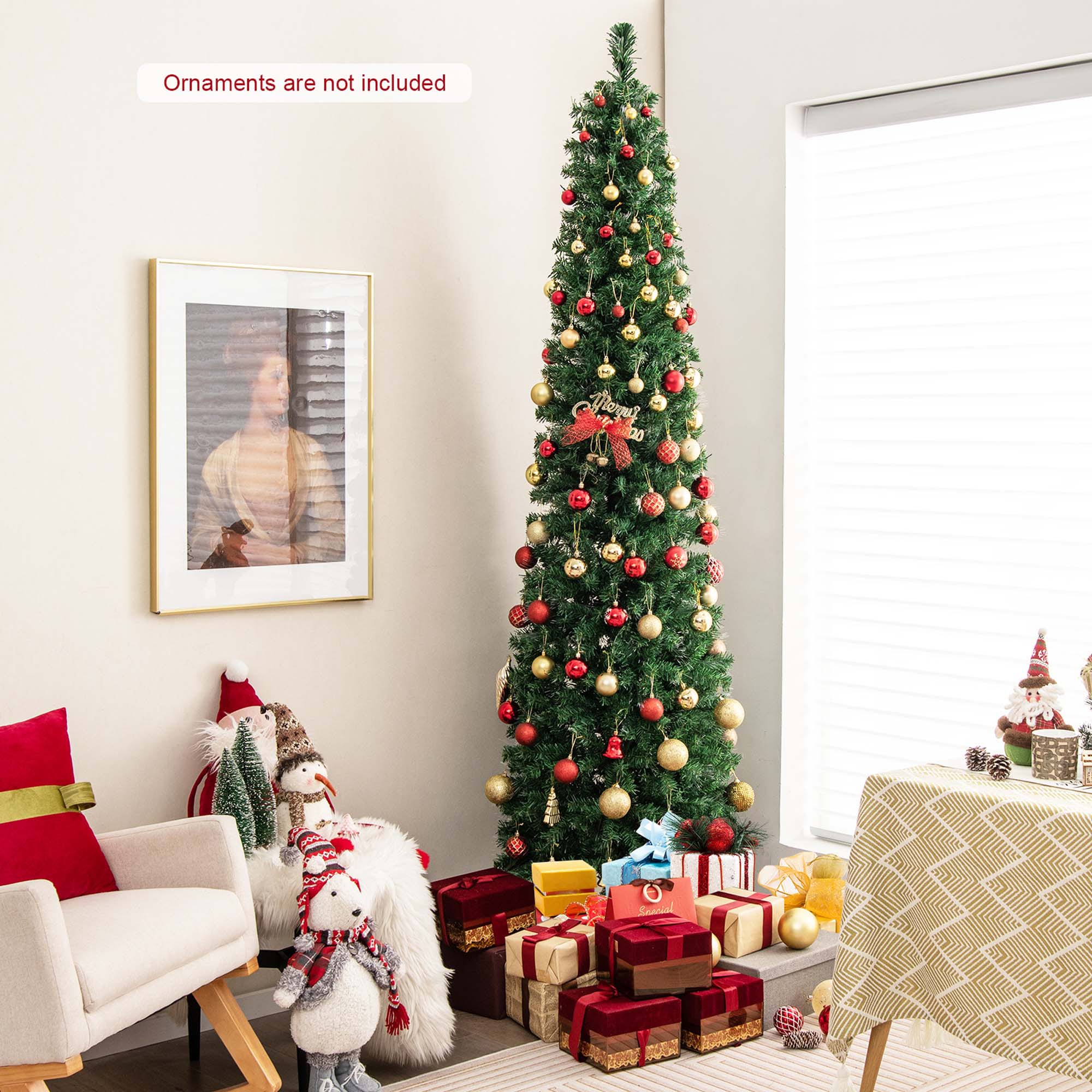 Costway LWS00704 Artificial-Christmas-Trees - View #8