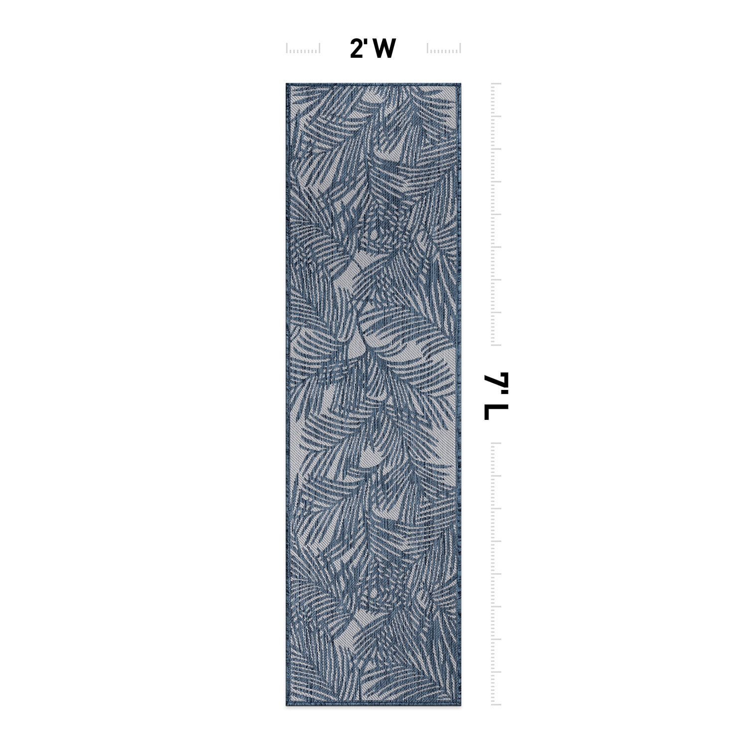 World Rug Gallery 118NAVY2X7 rugs - View #3