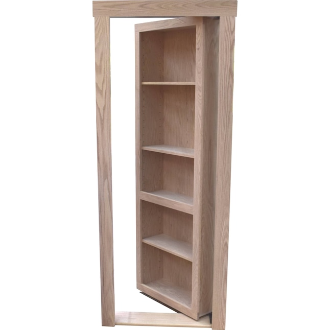 Swing Bookcase Door, Deep Shelf Bookcase With Doors And Windows