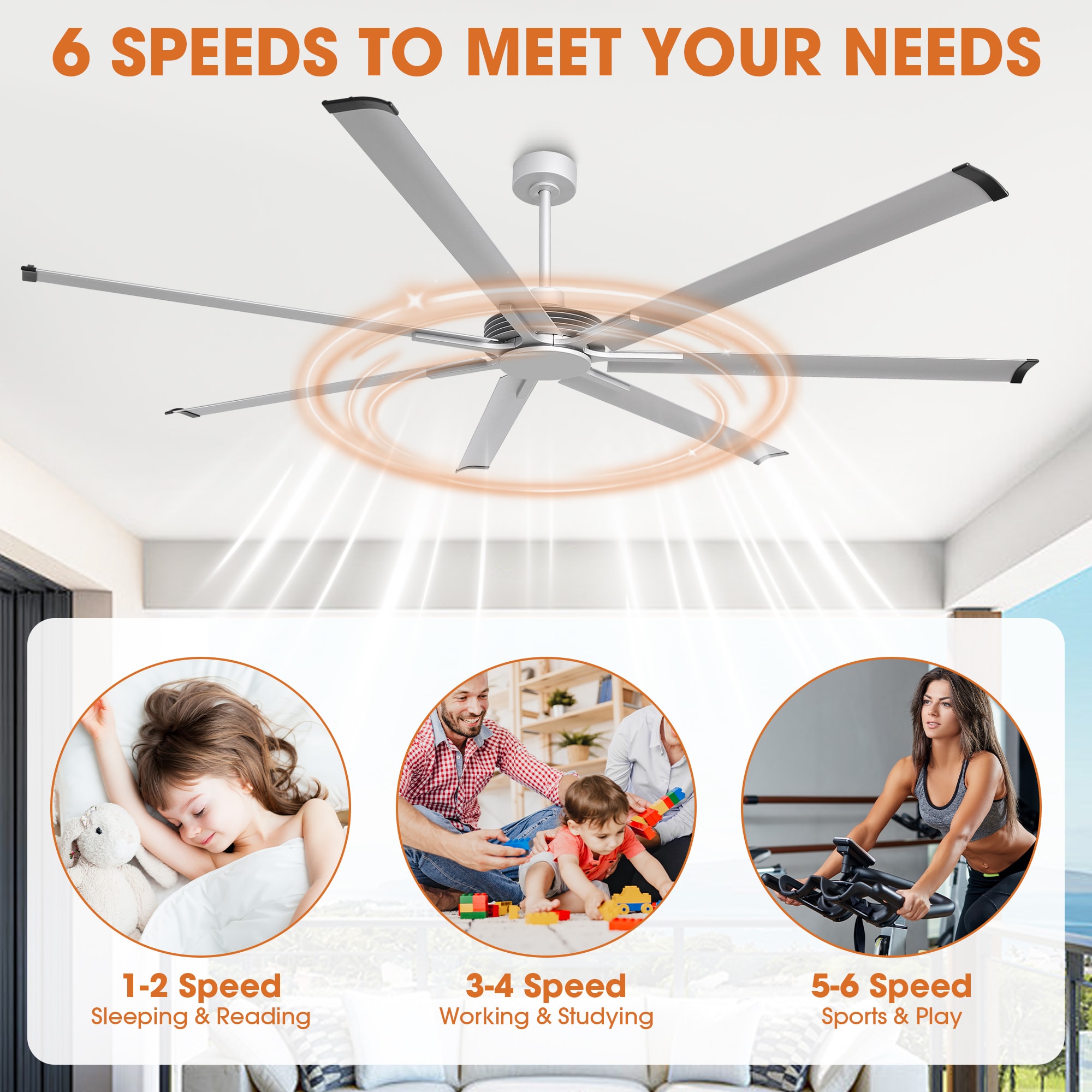Parrot Uncle F8311S110V Ceiling-Fans - View #8