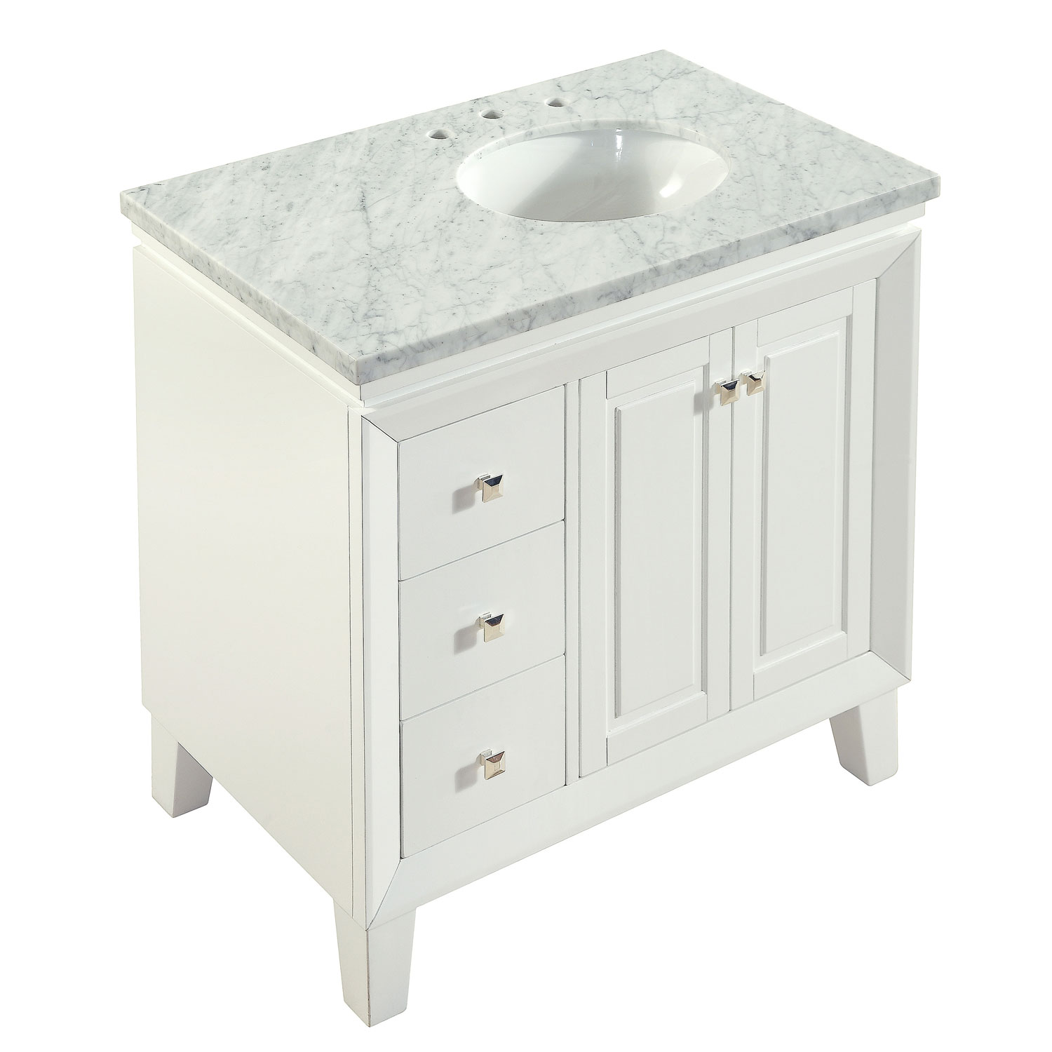 Silkroad Exclusive V0320WW36R Bath-Vanity-Combo - View #6