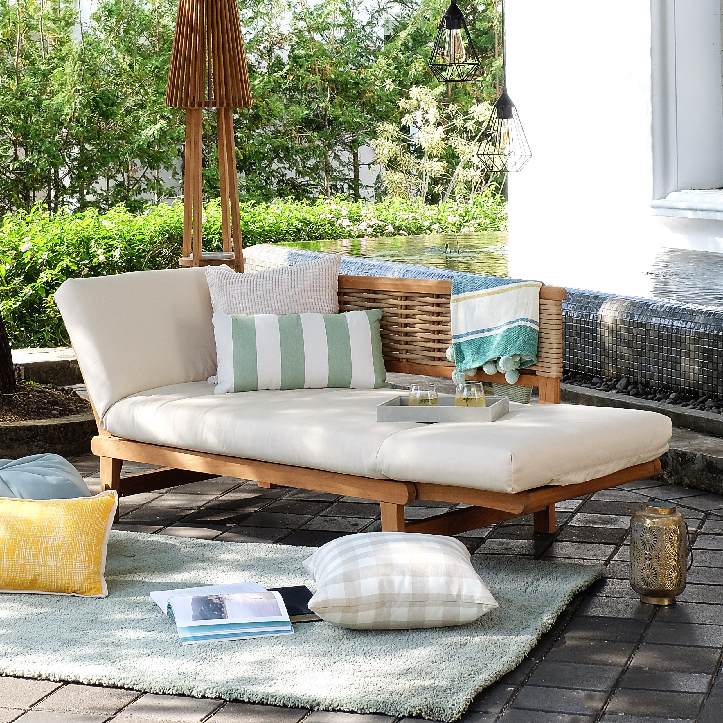 Outdoor daybed online chaise