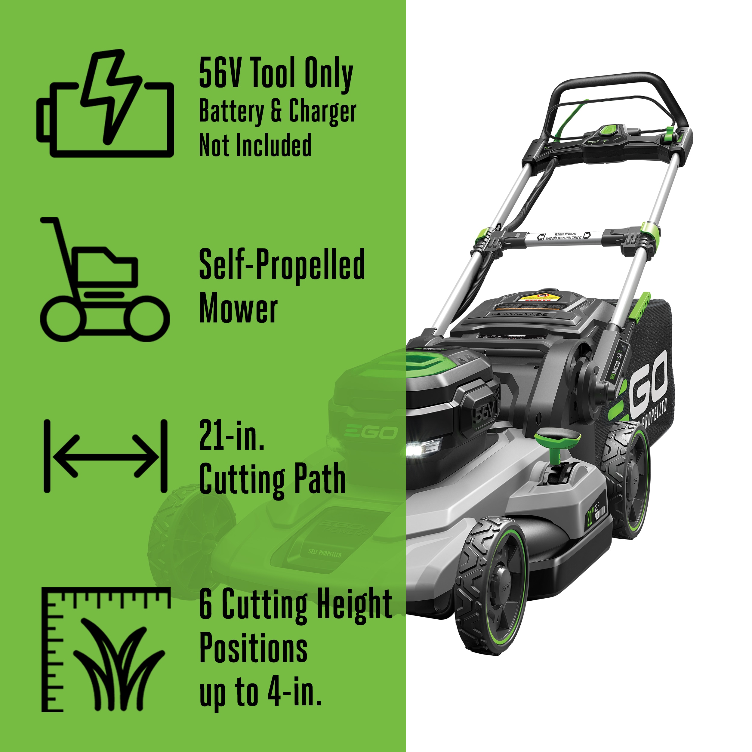 EGO LM2100SP Cordless-Elec-Push-Mowers - View #3