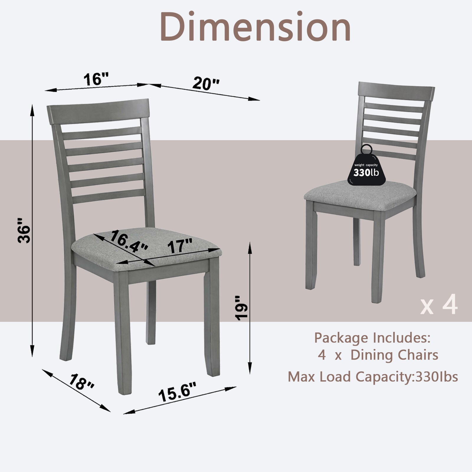 Maocao Hoom JL8126409 Dining-Chairs - View #4